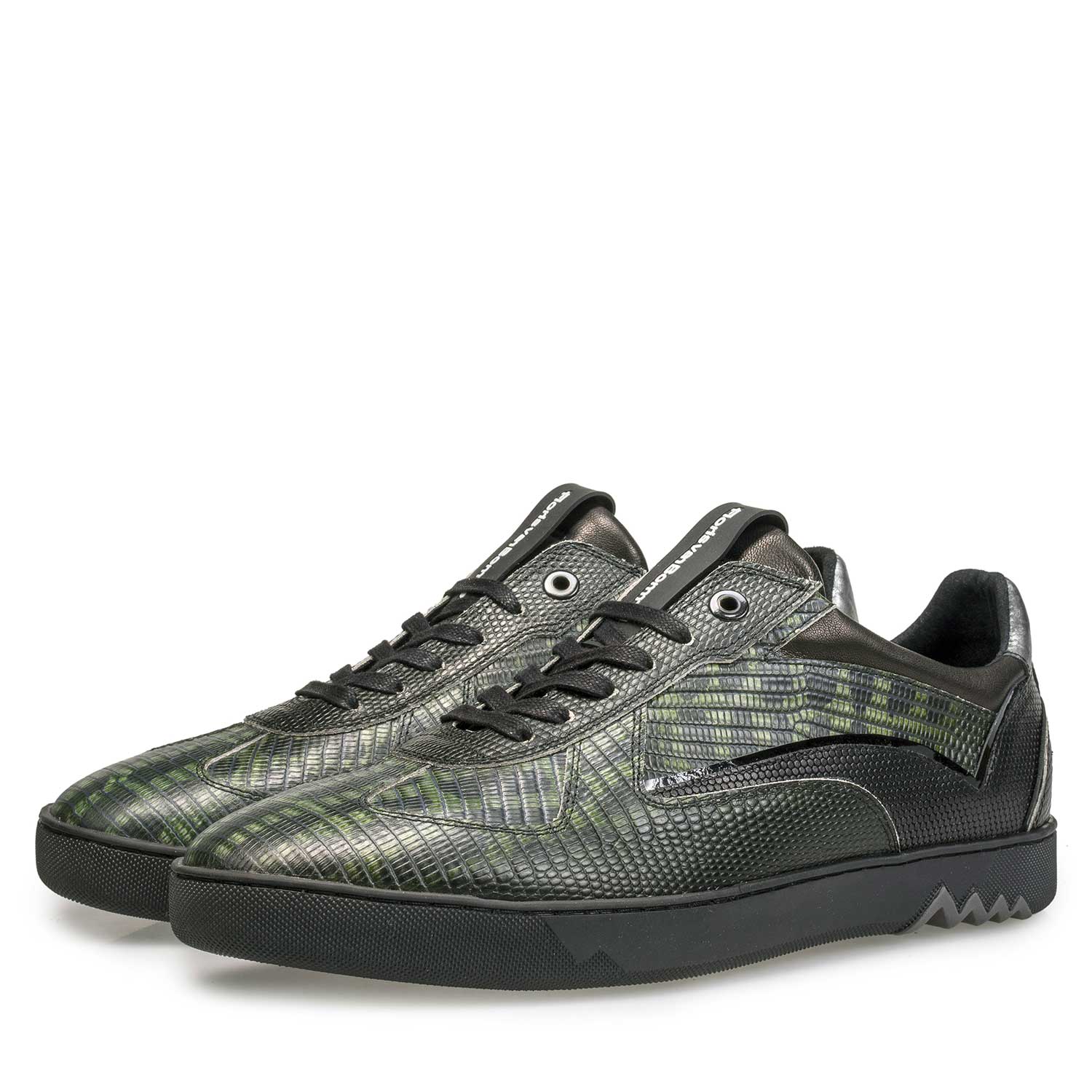 16242/03 - Sneaker with a lizard relief pattern 16242/03 - Sneaker with a lizard relief pattern