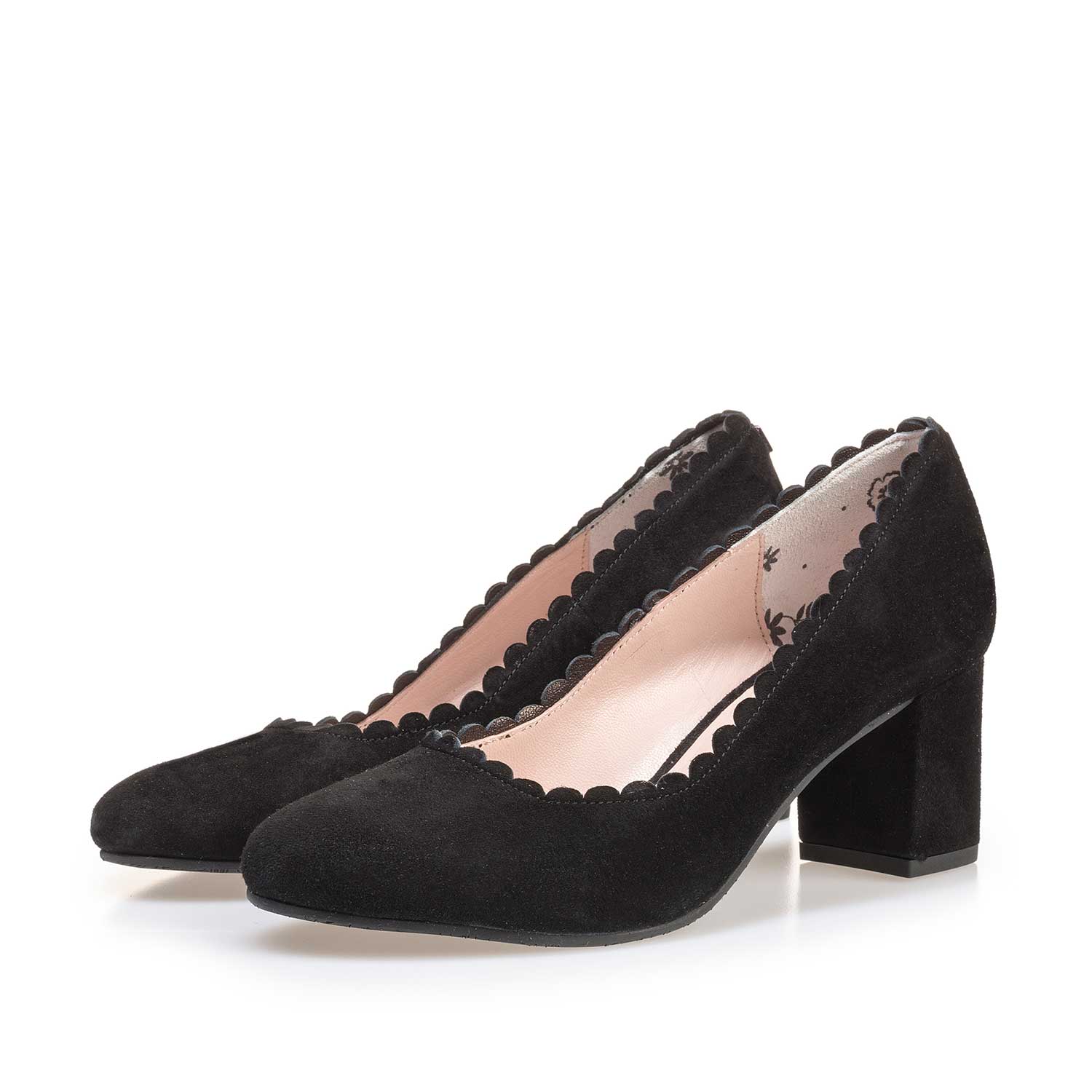 85226/00 - Black suede leather pumps 85226/00 - Black suede leather pumps