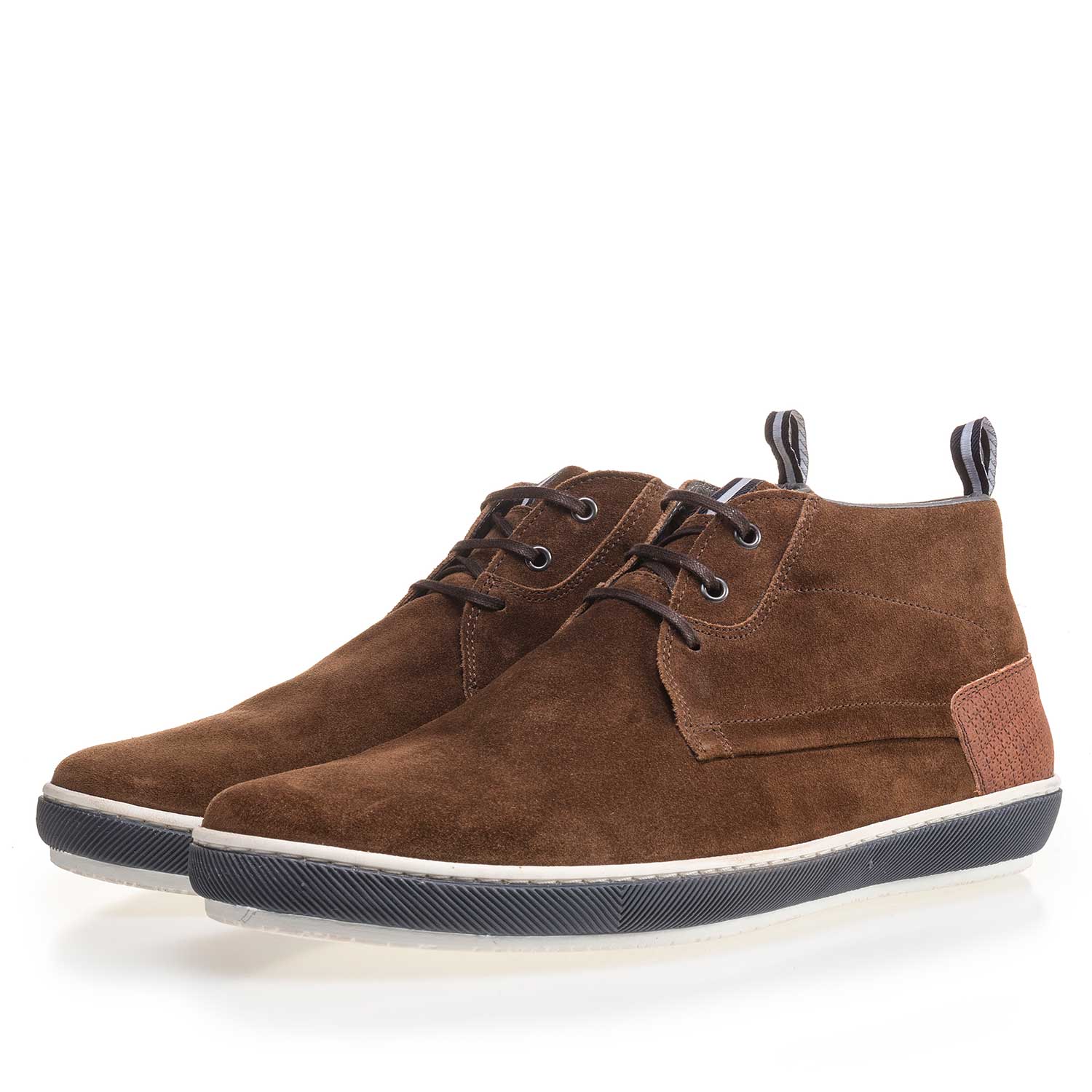 10989/06 - Brown suede leather lace boot 10989/06 - Brown suede leather lace boot