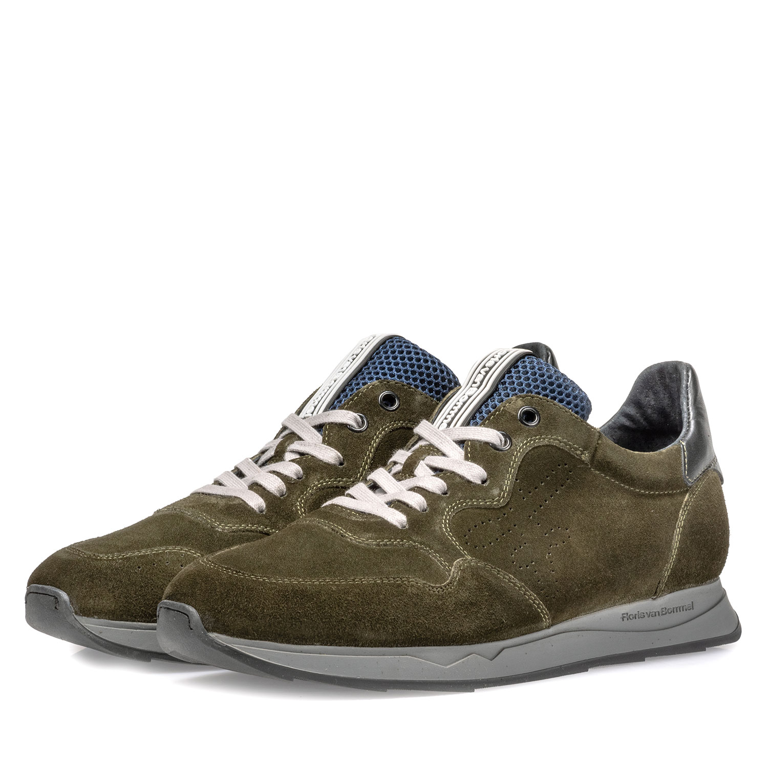 16446/20 - Sneaker suede leather dark green 16446/20 - Sneaker suede leather dark green