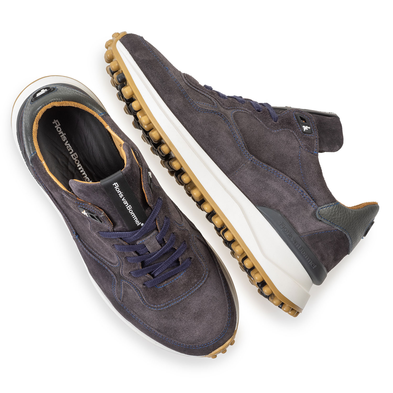 16301/23 - Dark grey suede leather sneaker 16301/23 - Dark grey suede leather sneaker