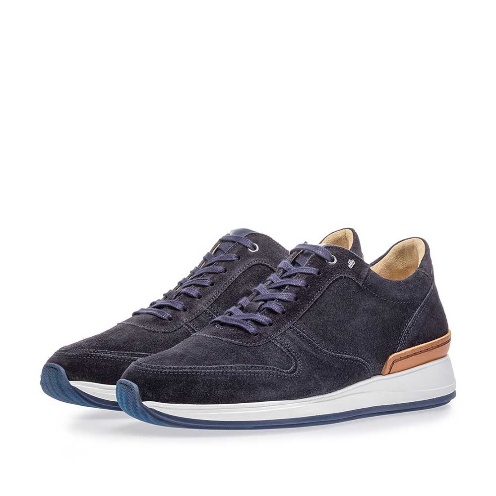 16334/04 - Sneaker dark blue suede leather 16334/04 - Sneaker dark blue suede leather