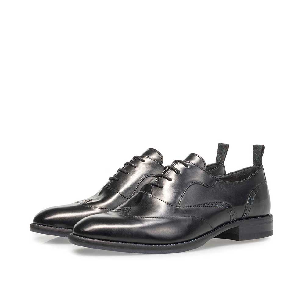 85812/03 - Black calf leather lace shoe 85812/03 - Black calf leather lace shoe