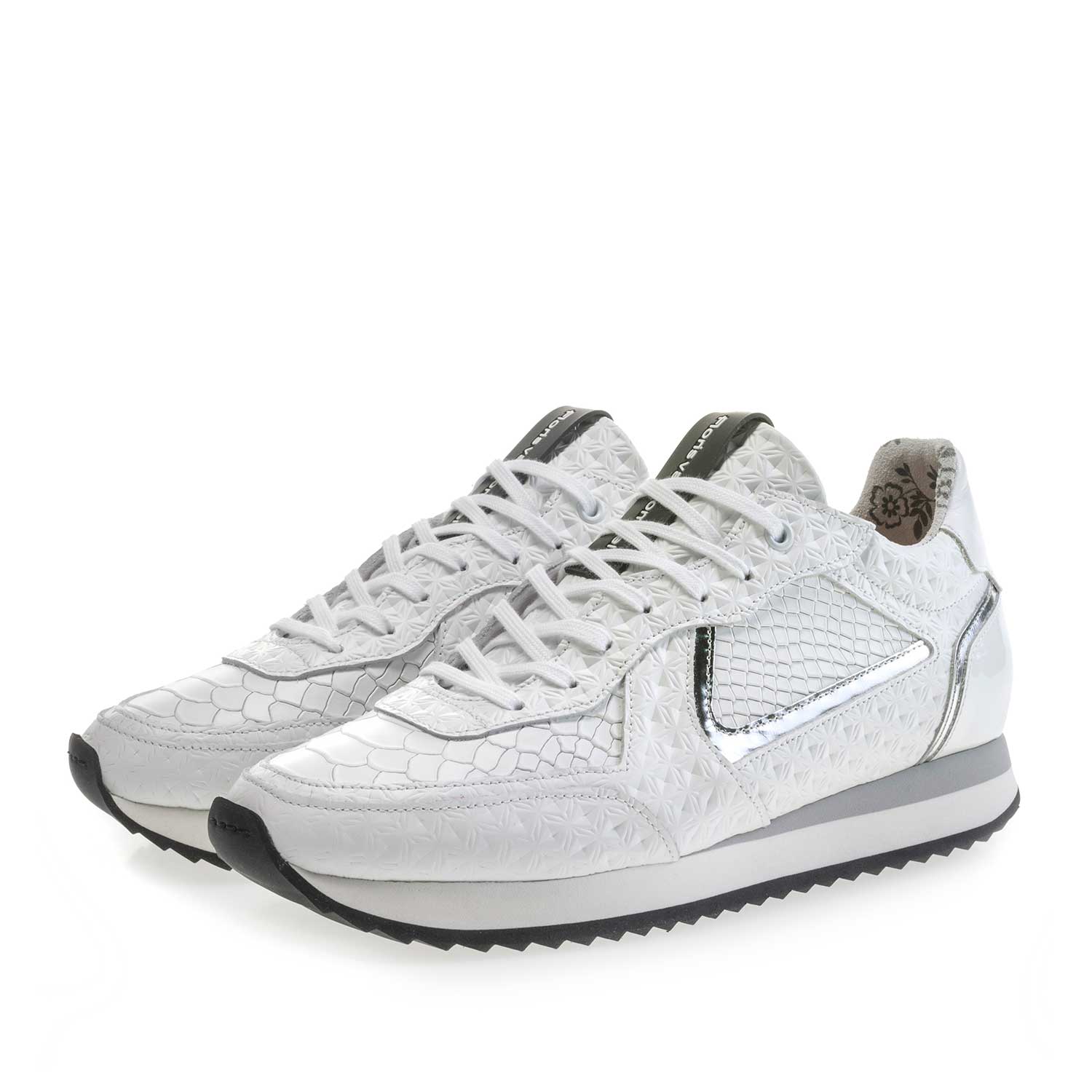 85232/00 - White leather sneaker 85232/00 - White leather sneaker