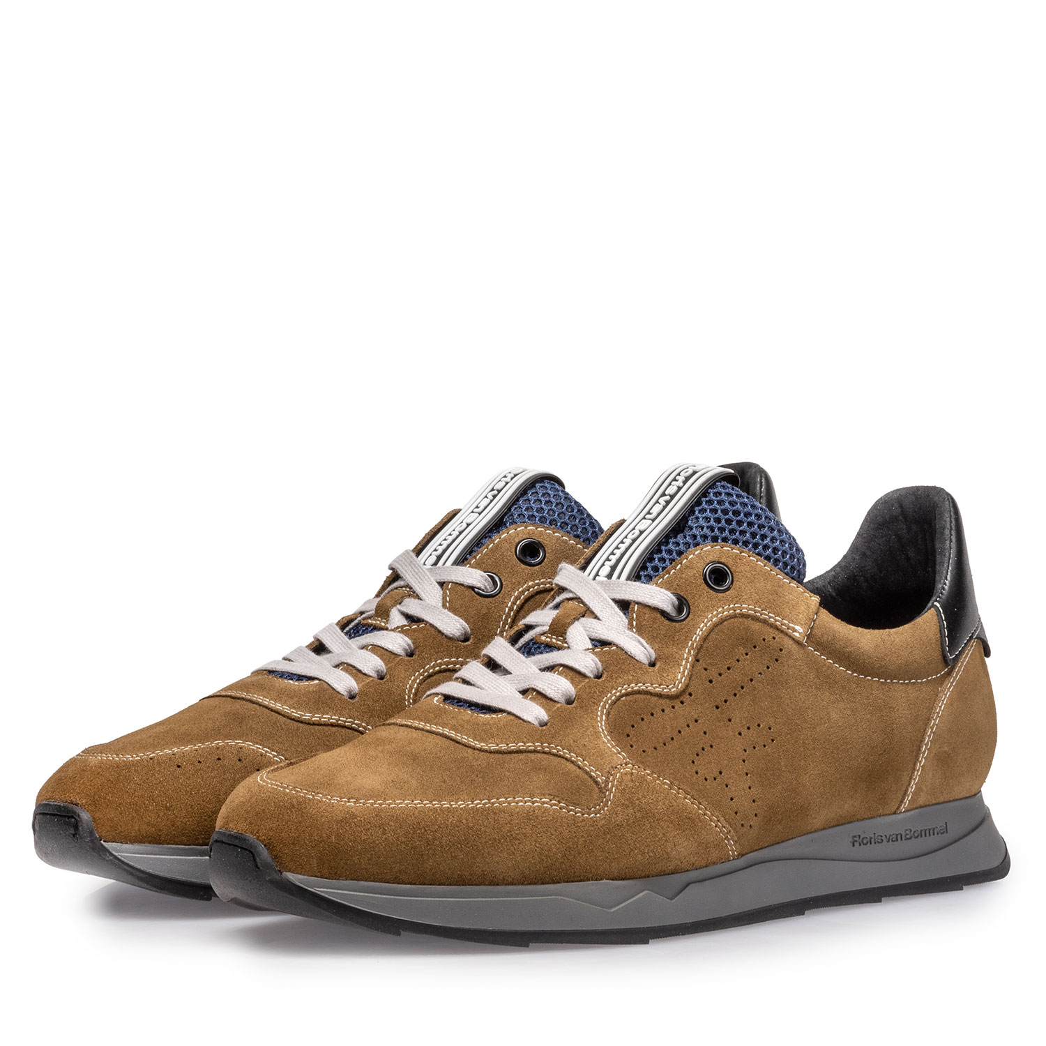 16446/19 - Sneaker suede leather beige 16446/19 - Sneaker suede leather beige