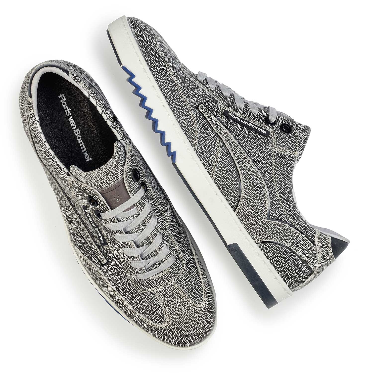 16074/28 - Grey suede leather sneaker 16074/28 - Grey suede leather sneaker