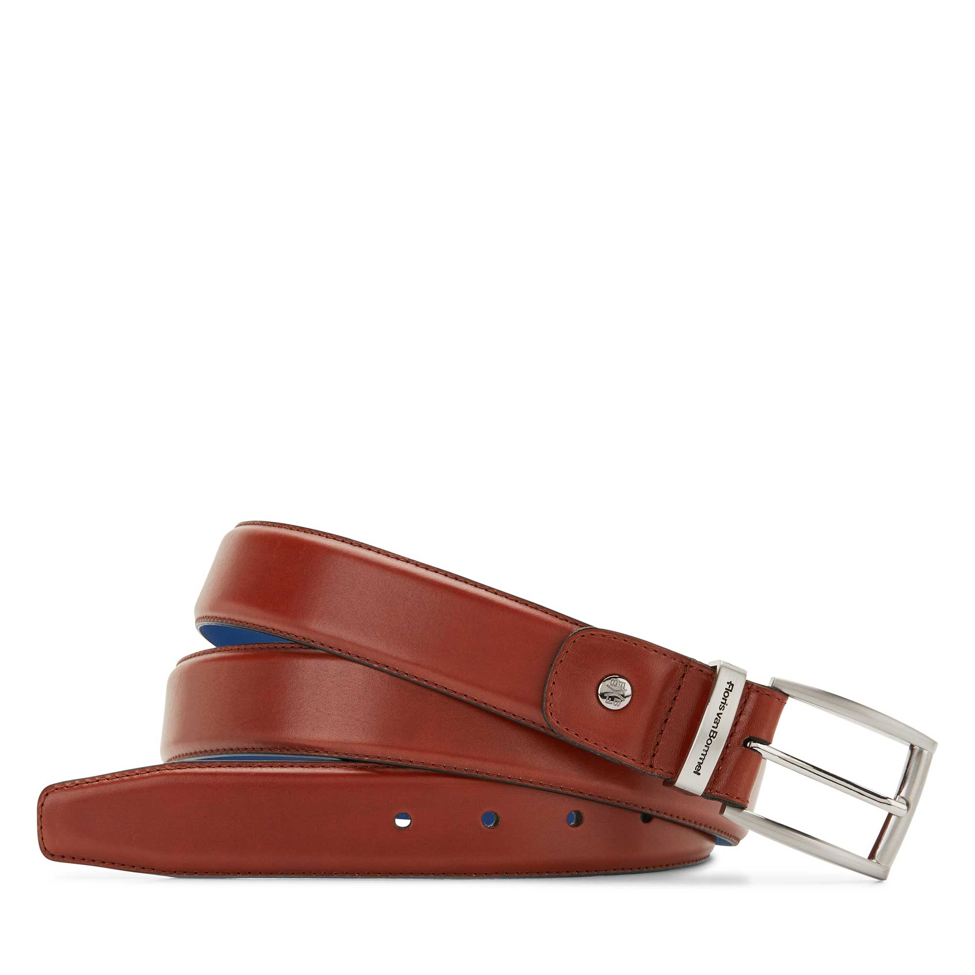 75144/07 - Dark cognac calf's leathet belt 75144/07 - Dark cognac calf's leathet belt
