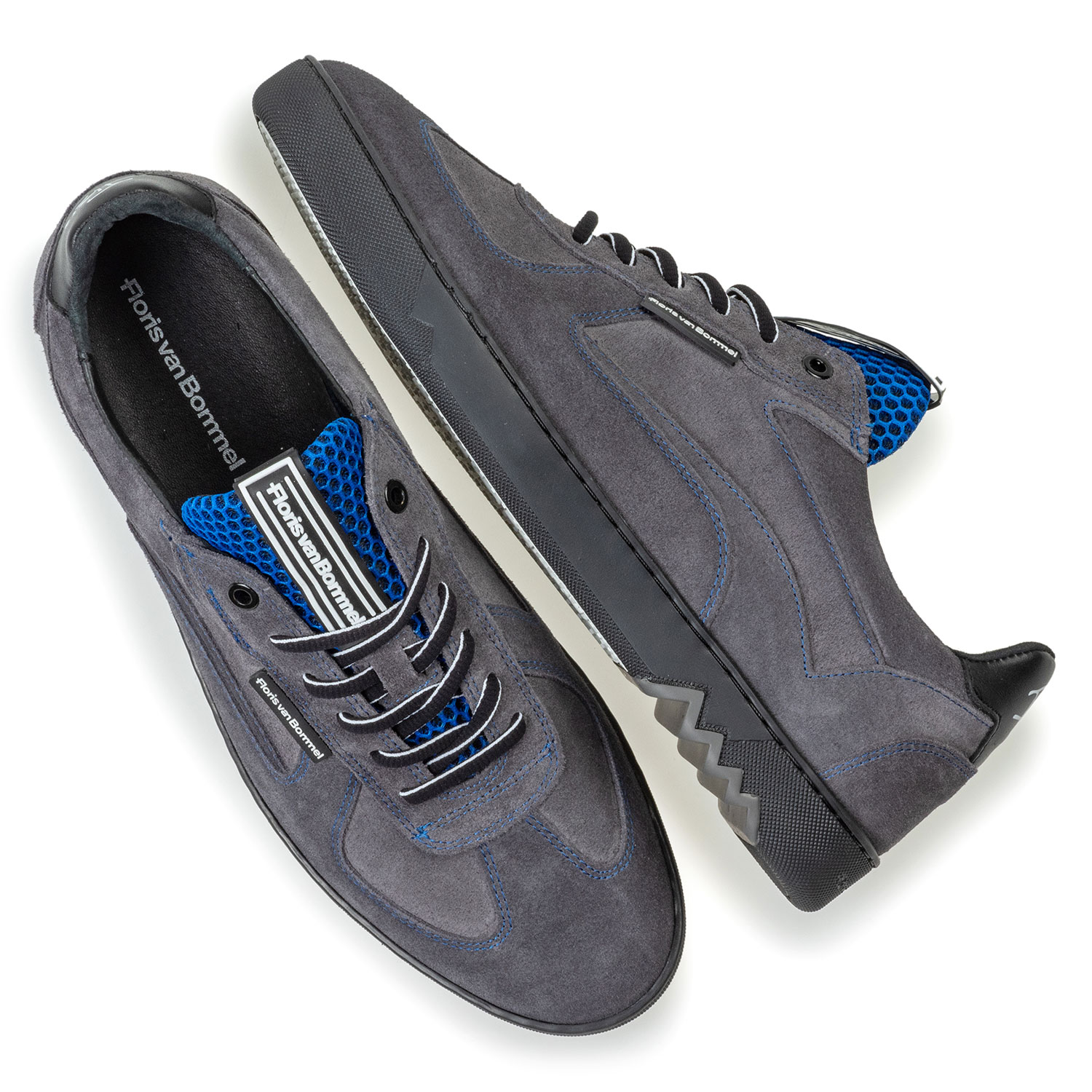 16342/45 - Sneaker grey suede leather 16342/45 - Sneaker grey suede leather