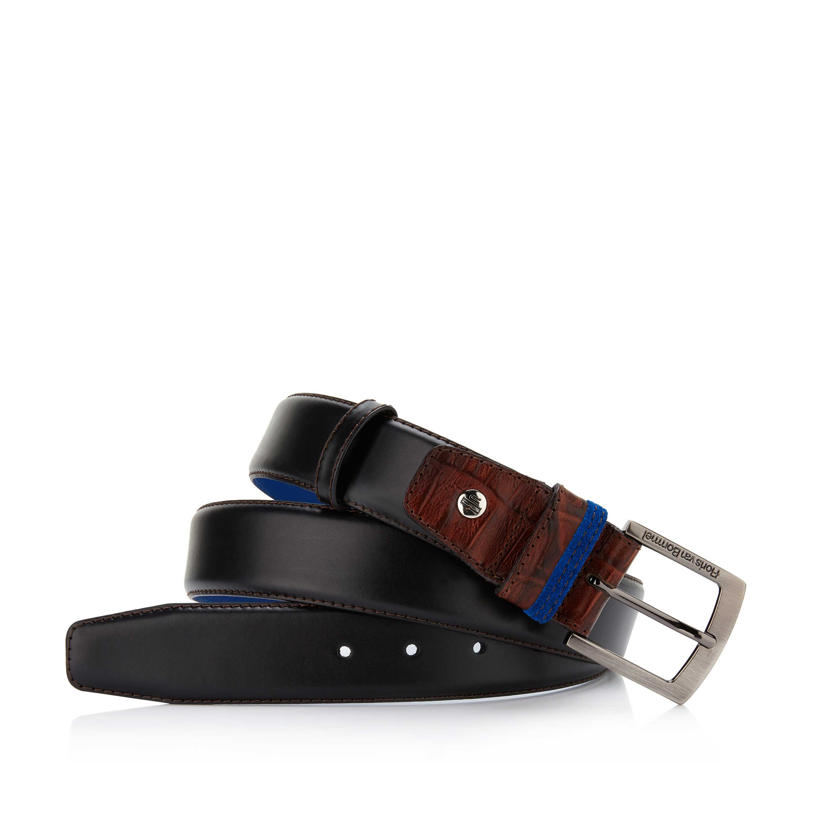 75004/03 - Black leather belt 75004/03 - Black leather belt
