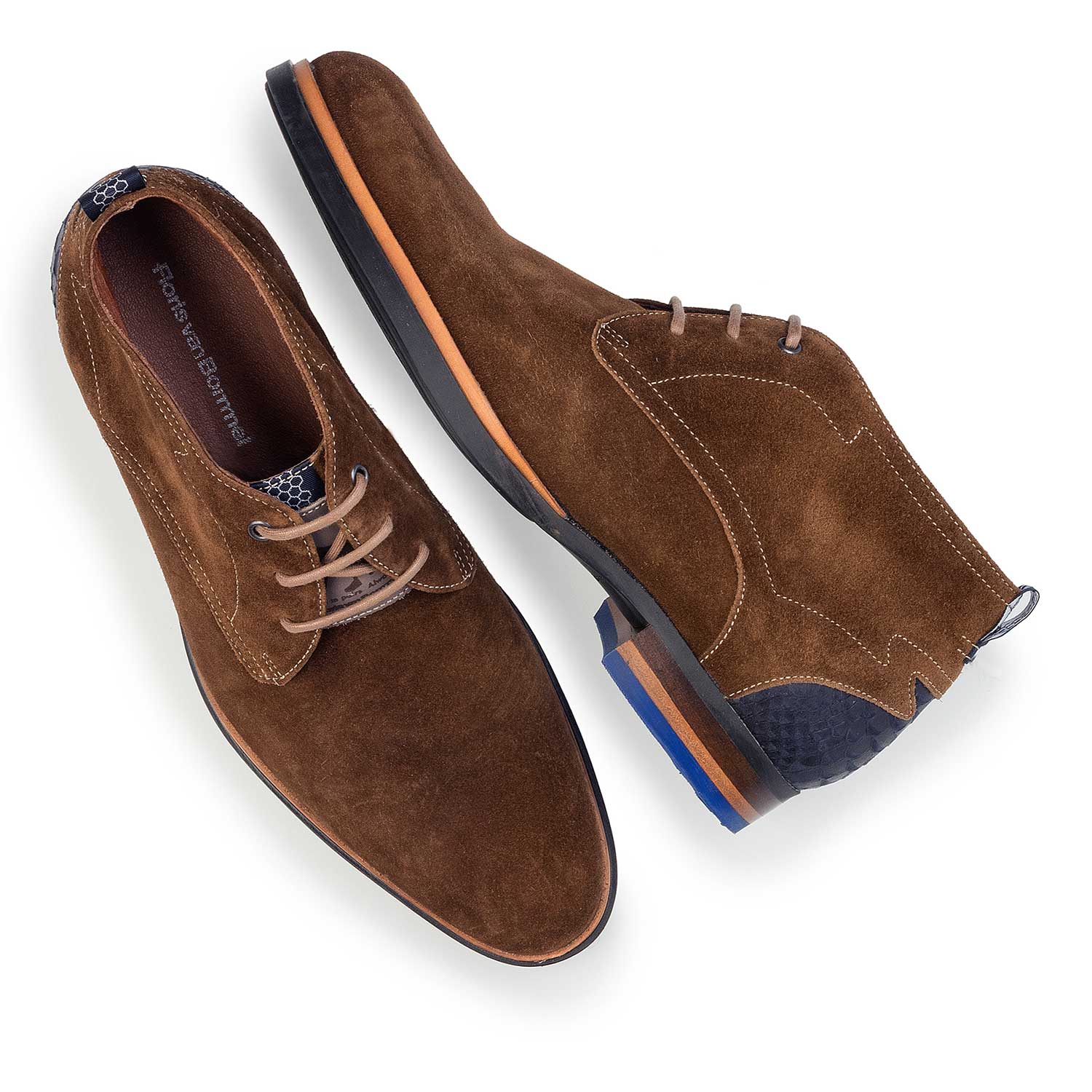 10947/06 - Brown suede leather lace boot 10947/06 - Brown suede leather lace boot