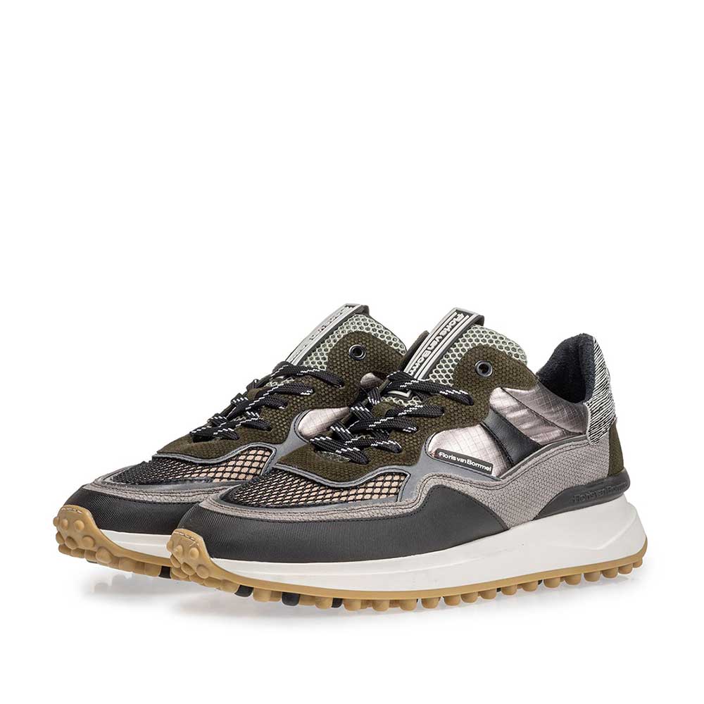 16308/01 - Noppi sneaker grey/green 16308/01 - Noppi sneaker grey/green