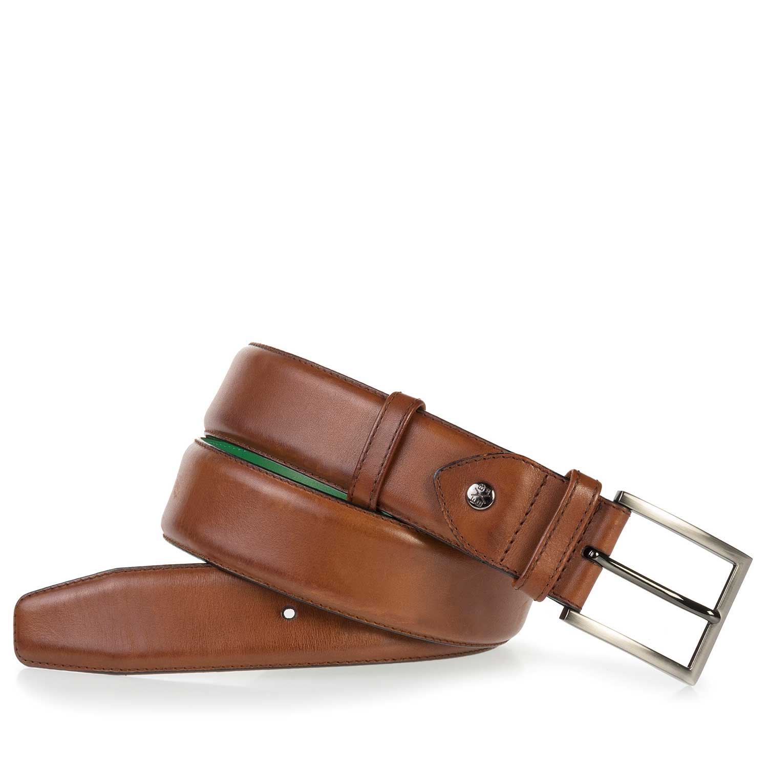 75178/00 - Cognac-coloured leather belt 75178/00 - Cognac-coloured leather belt
