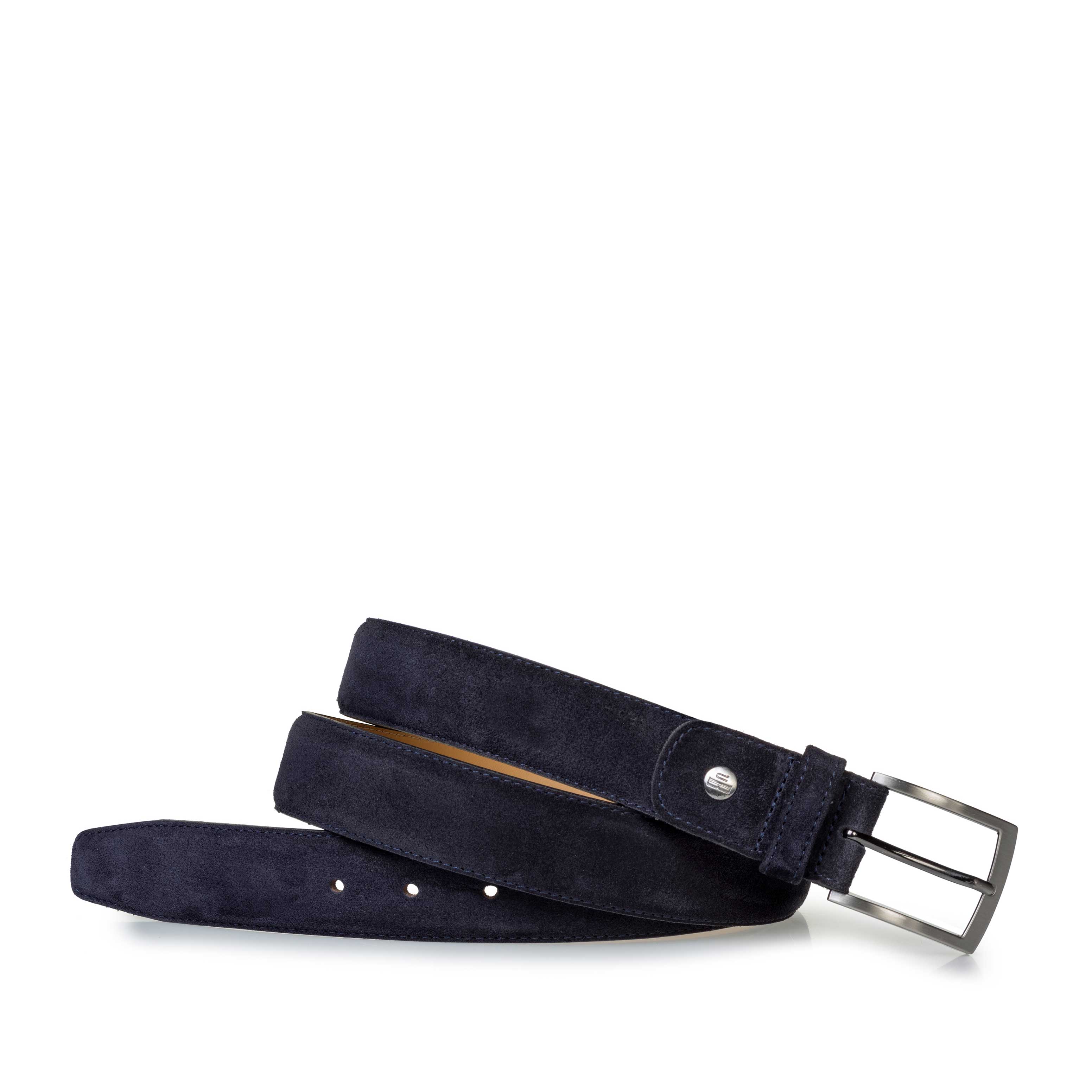 75076/37 - Dark blue suede belt 75076/37 - Dark blue suede belt