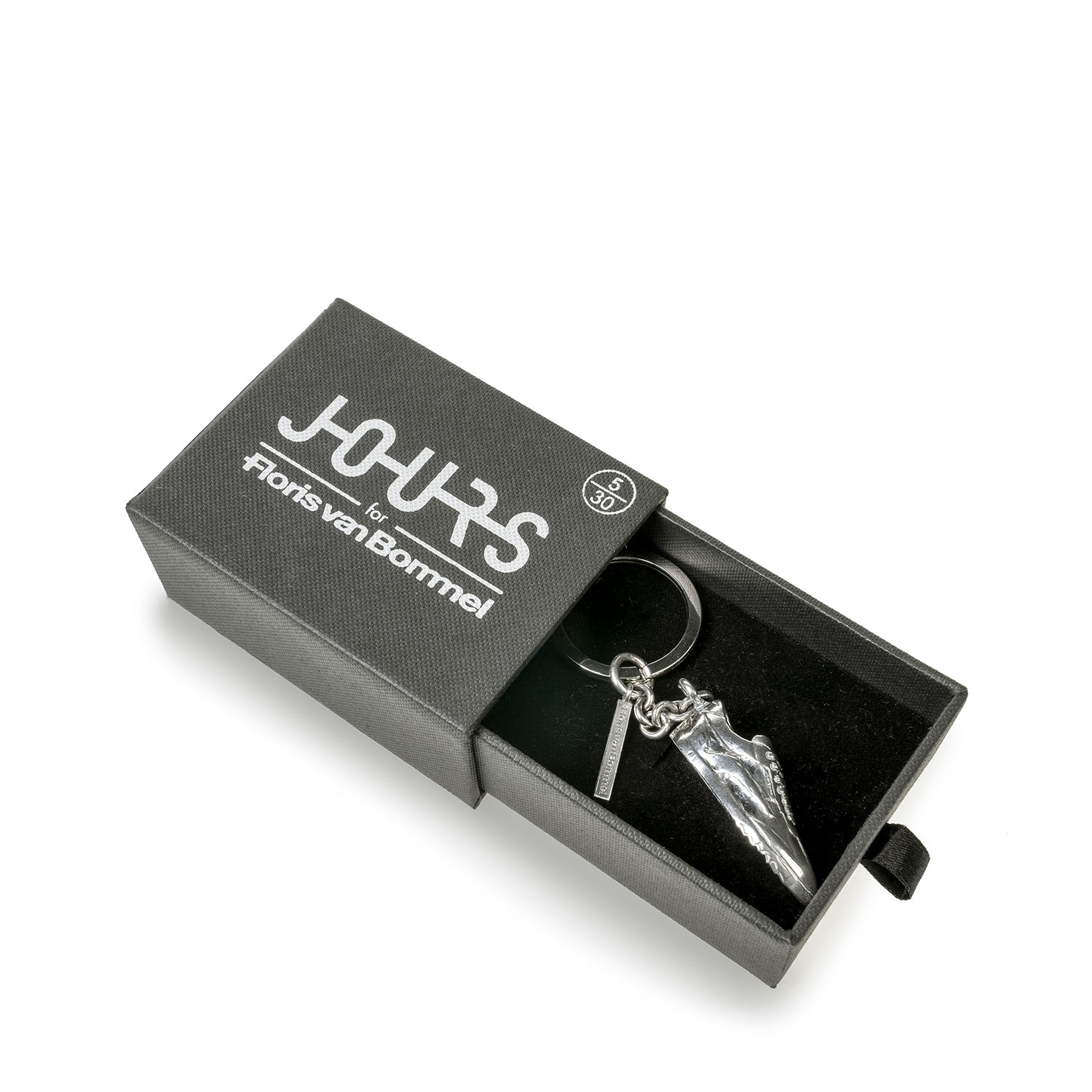 44006/00 - Silver sneaker key ring 44006/00 - Silver sneaker key ring