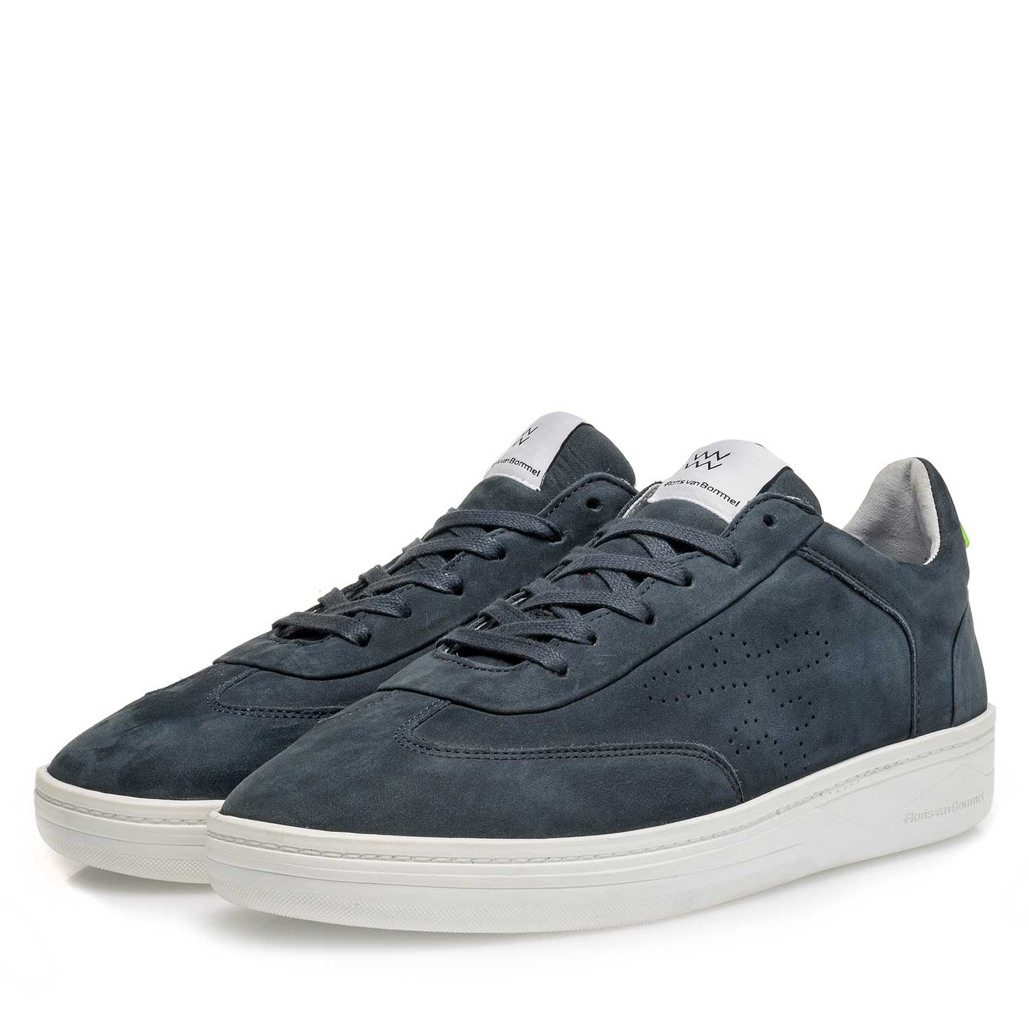 16255/01 - Blue nubuck leather sneaker 16255/01 - Blue nubuck leather sneaker
