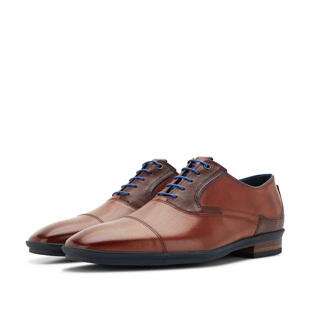 cognac shoe laces