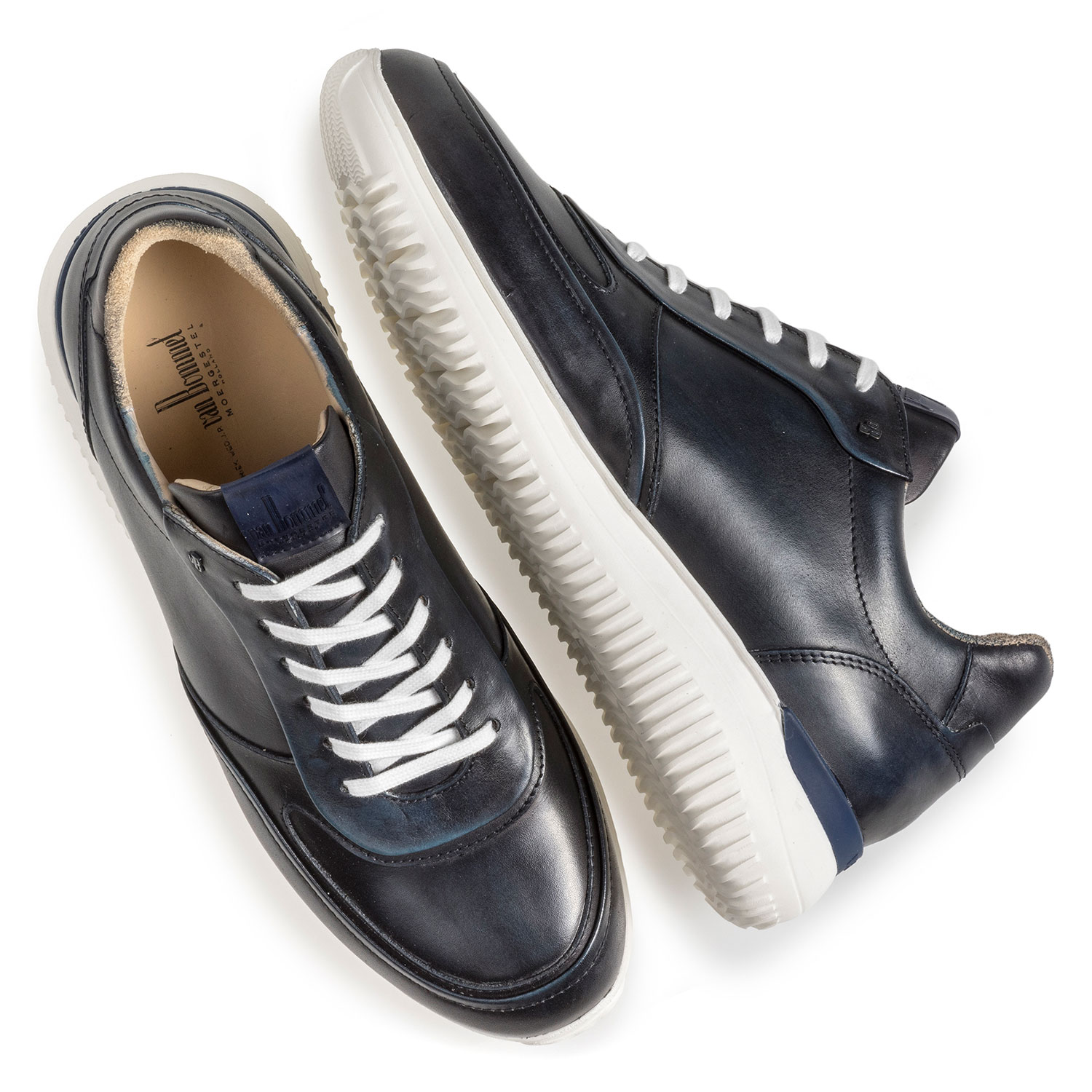 16306/06 - Black calf leather sneaker 16306/06 - Black calf leather sneaker