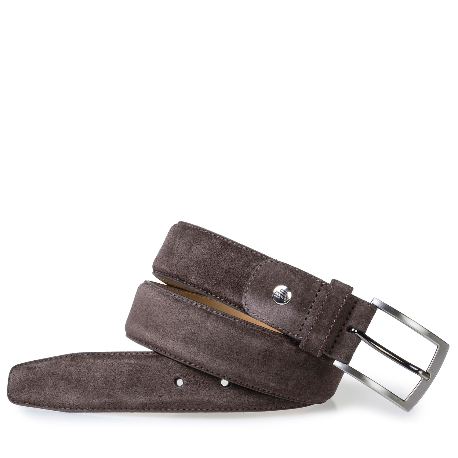 75076/20 - Dark brown suede belt 75076/20 - Dark brown suede belt