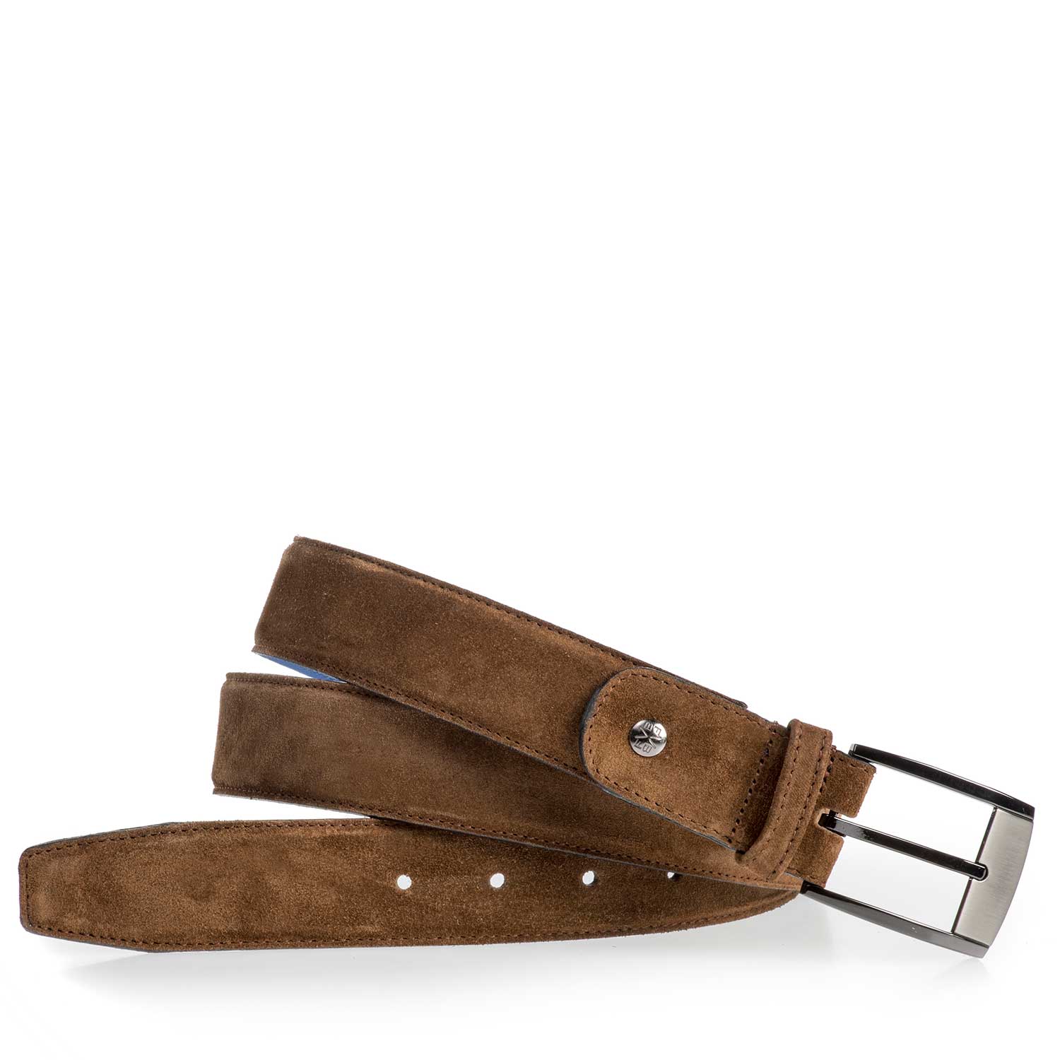 75183/05 - Brown suede leather belt 75183/05 - Brown suede leather belt