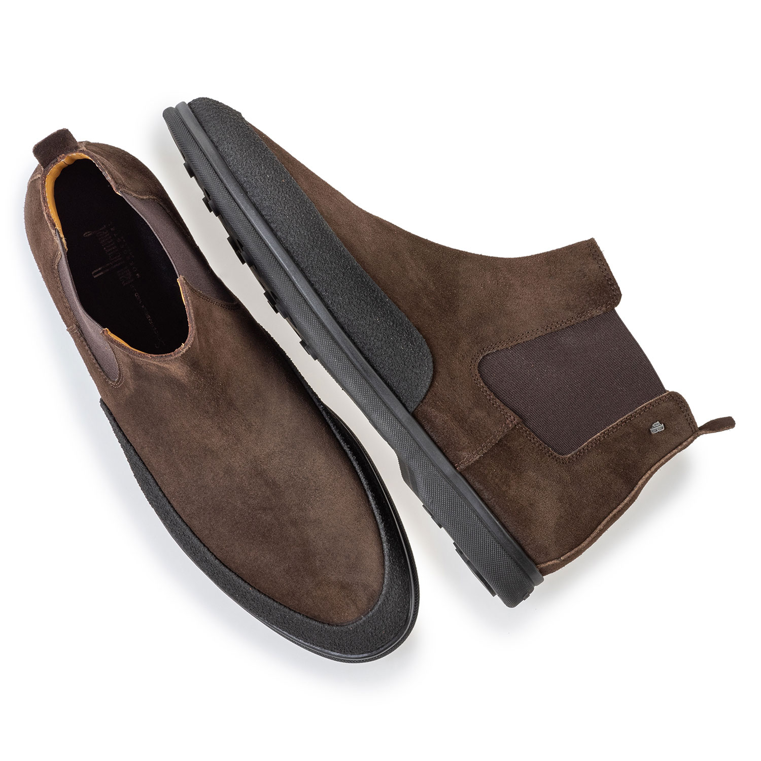 20206/08 - Suede leather Chelsea boot dark brown 20206/08 - Suede leather Chelsea boot dark brown