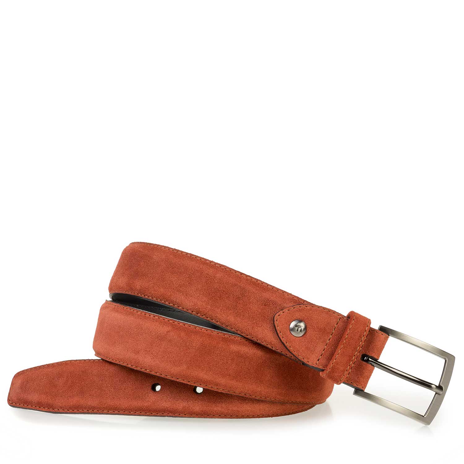 75200/45 - Orange and red belt made of waxed suede leather 75200/45 - Orange and red belt made of waxed suede leather