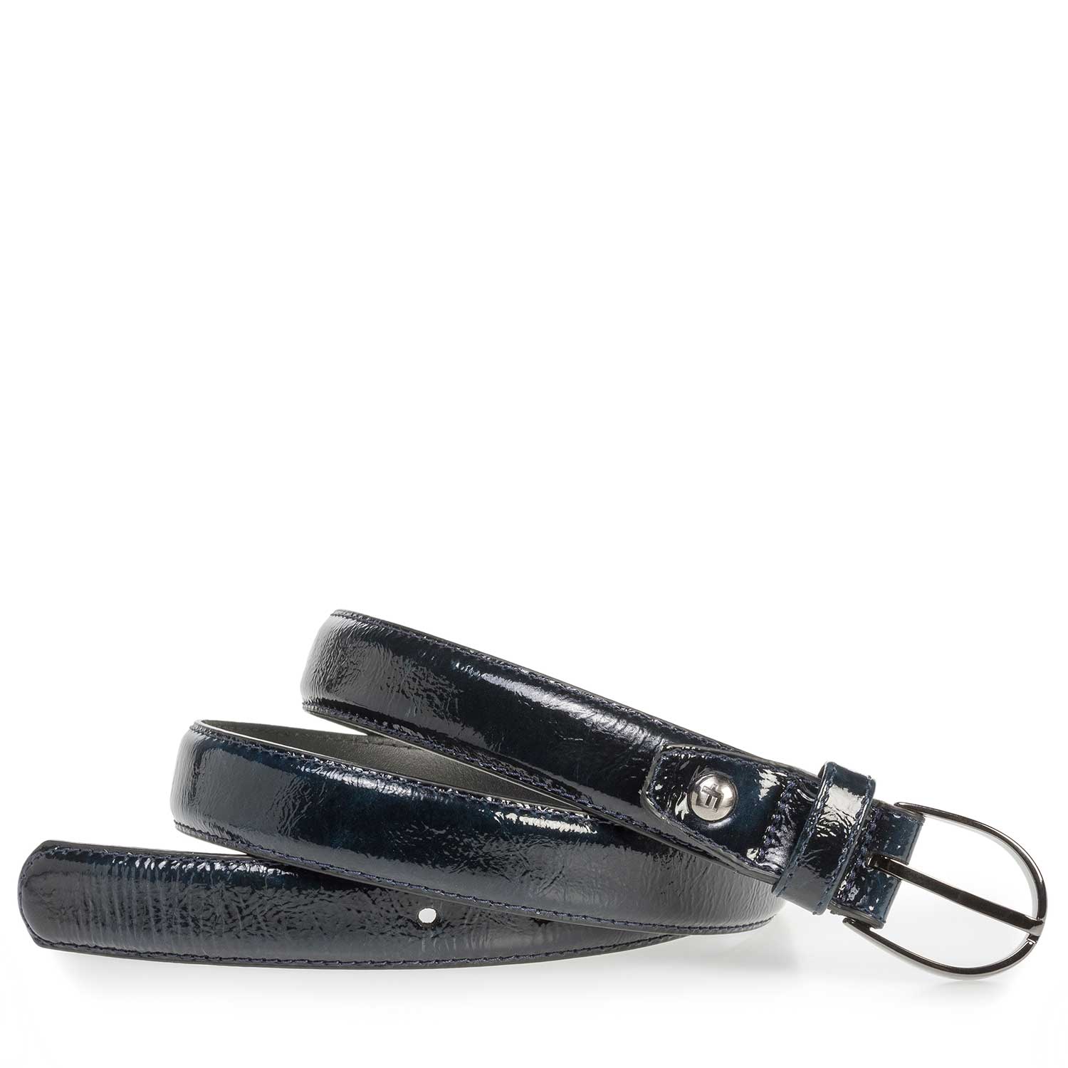 75813/50 - Blue patent leather belt 75813/50 - Blue patent leather belt