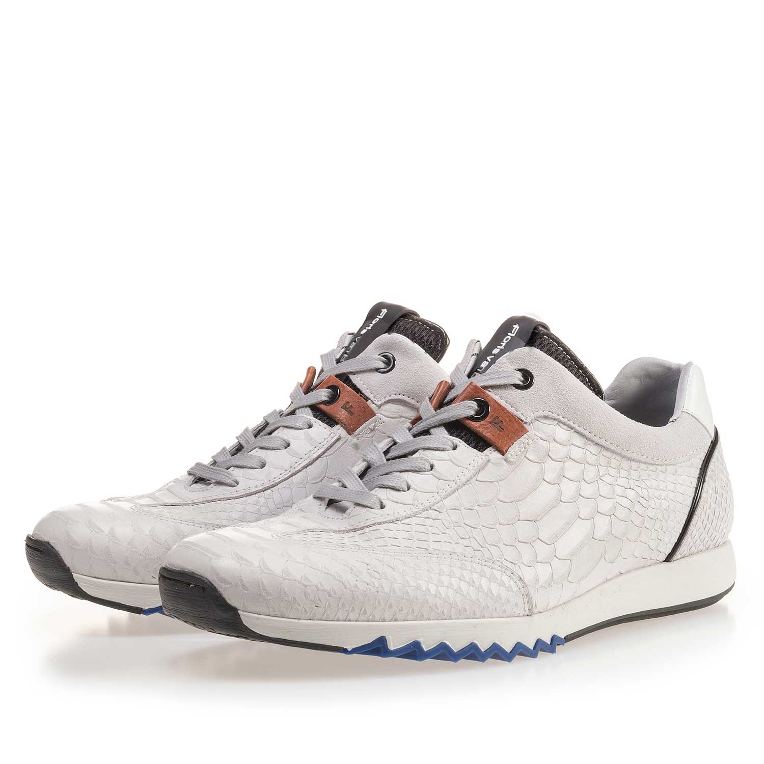 16219/02 - Leather sneaker with snake print 16219/02 - Leather sneaker with snake print