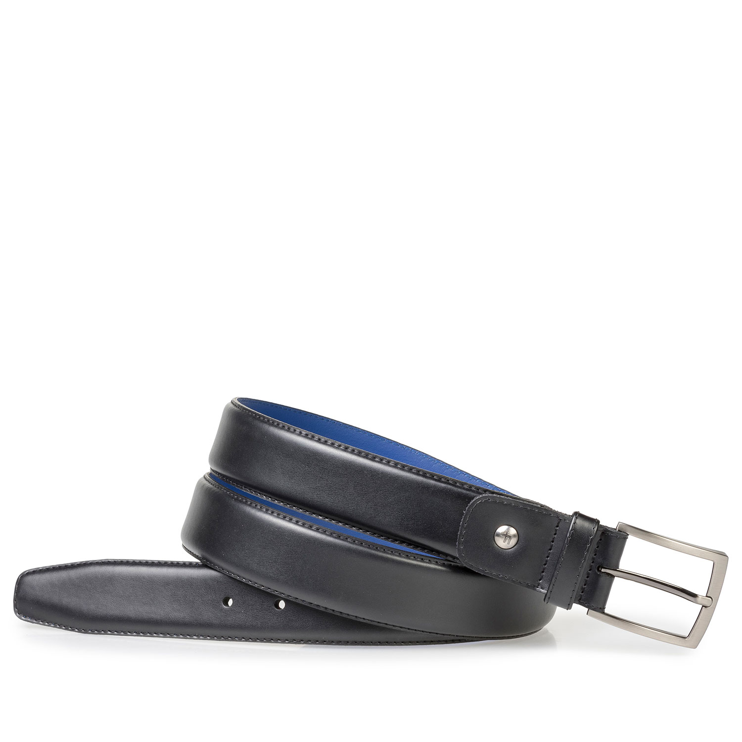 75144/02 - Black leather belt 75144/02 - Black leather belt