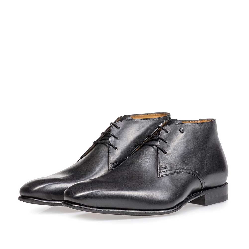 10595/11 - Black calf leather lace shoe 10595/11 - Black calf leather lace shoe