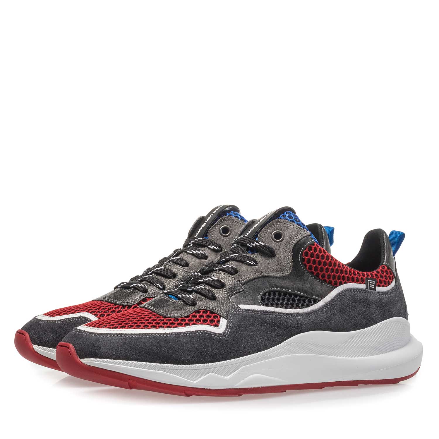 16269/08 - Dark grey suede leather sneaker 16269/08 - Dark grey suede leather sneaker