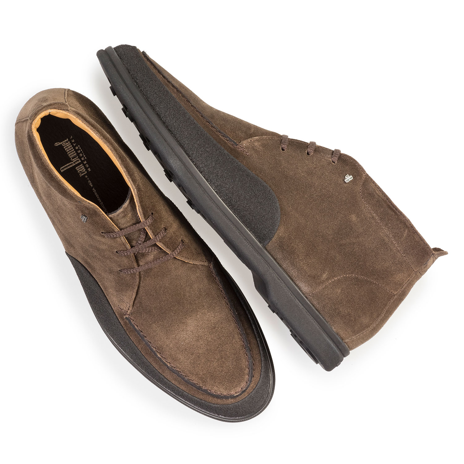 20205/02 - Mid-high suede leather lace boot 20205/02 - Mid-high suede leather lace boot