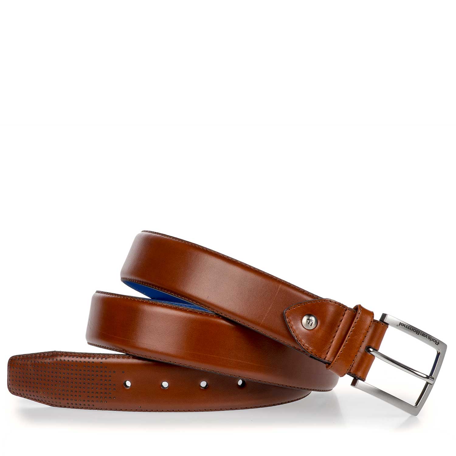 75187/01 - Cognac-coloured leather belt 75187/01 - Cognac-coloured leather belt