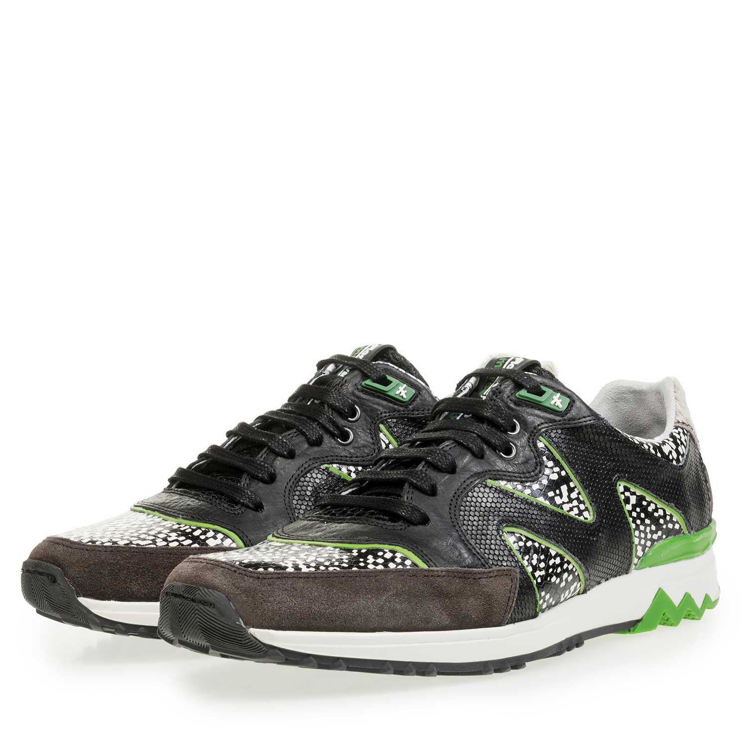 16310/01 - 'Marcel Vanthilt' sneaker with lizard print 16310/01 - 'Marcel Vanthilt' sneaker with lizard print