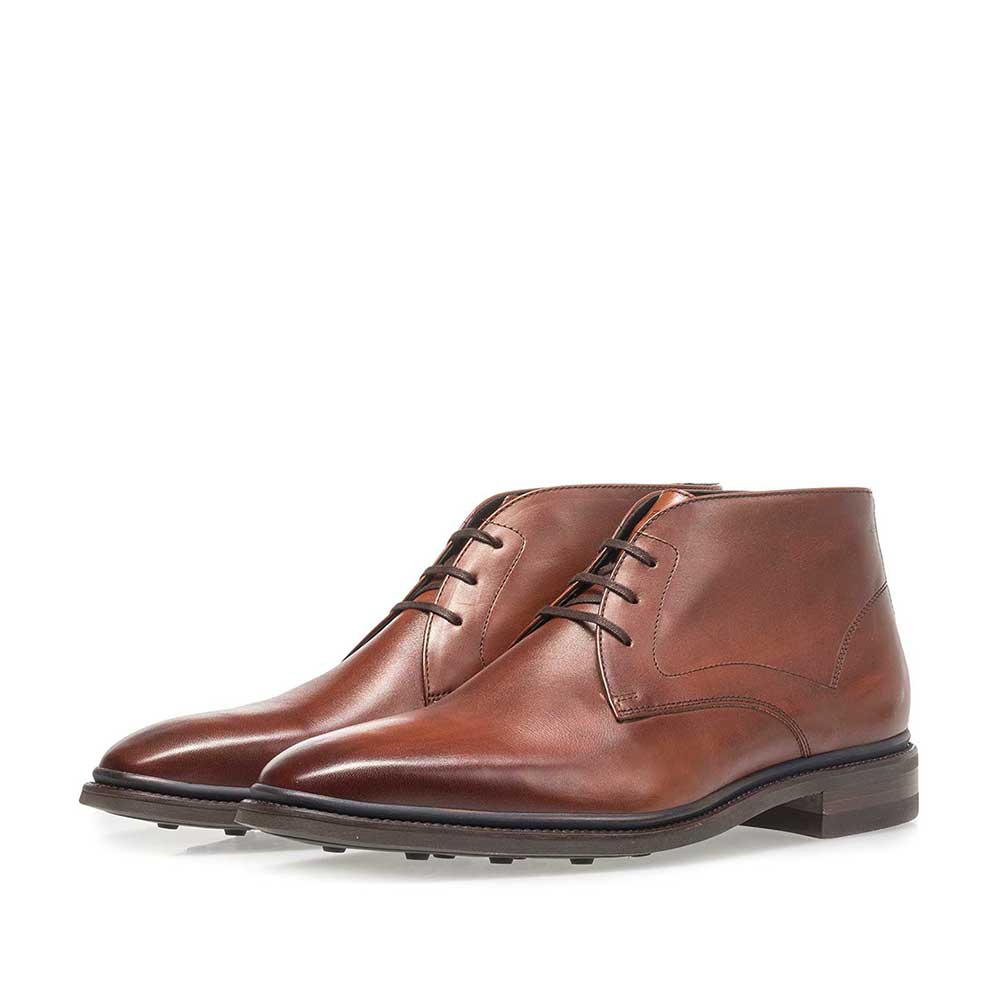 cognac shoe laces