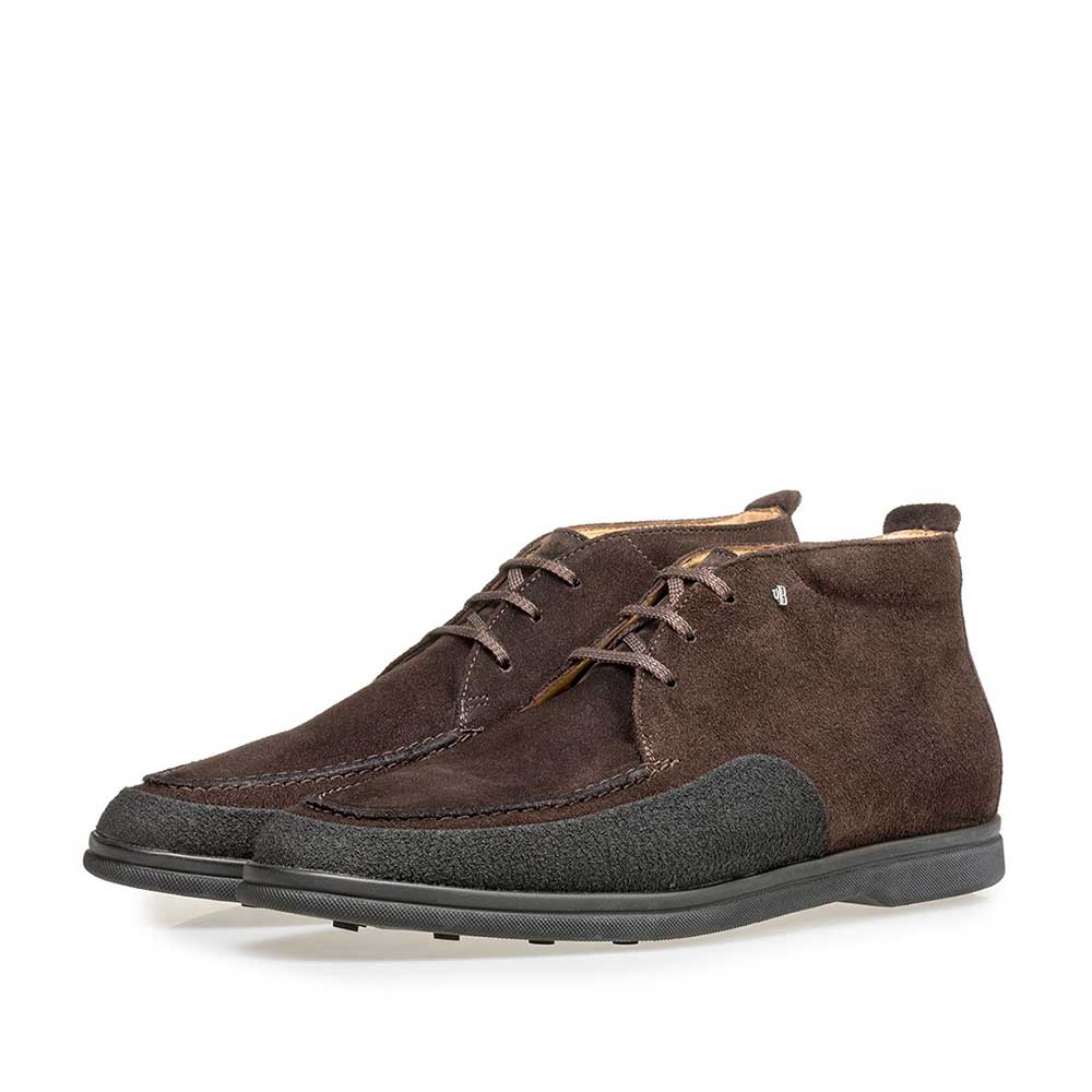 20205/01 - Mid-high suede leather lace boot 20205/01 - Mid-high suede leather lace boot