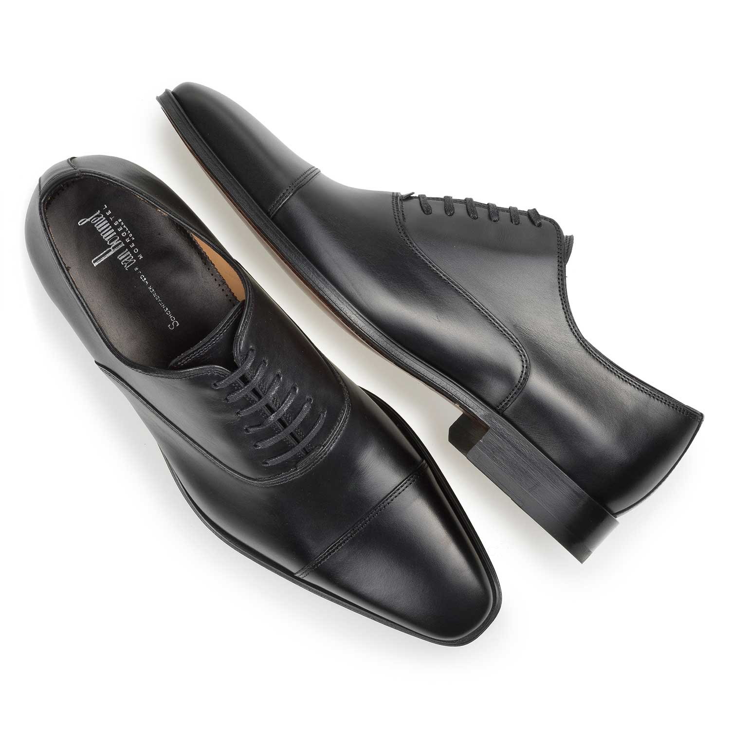Black calf leather lace shoe 16199/00 