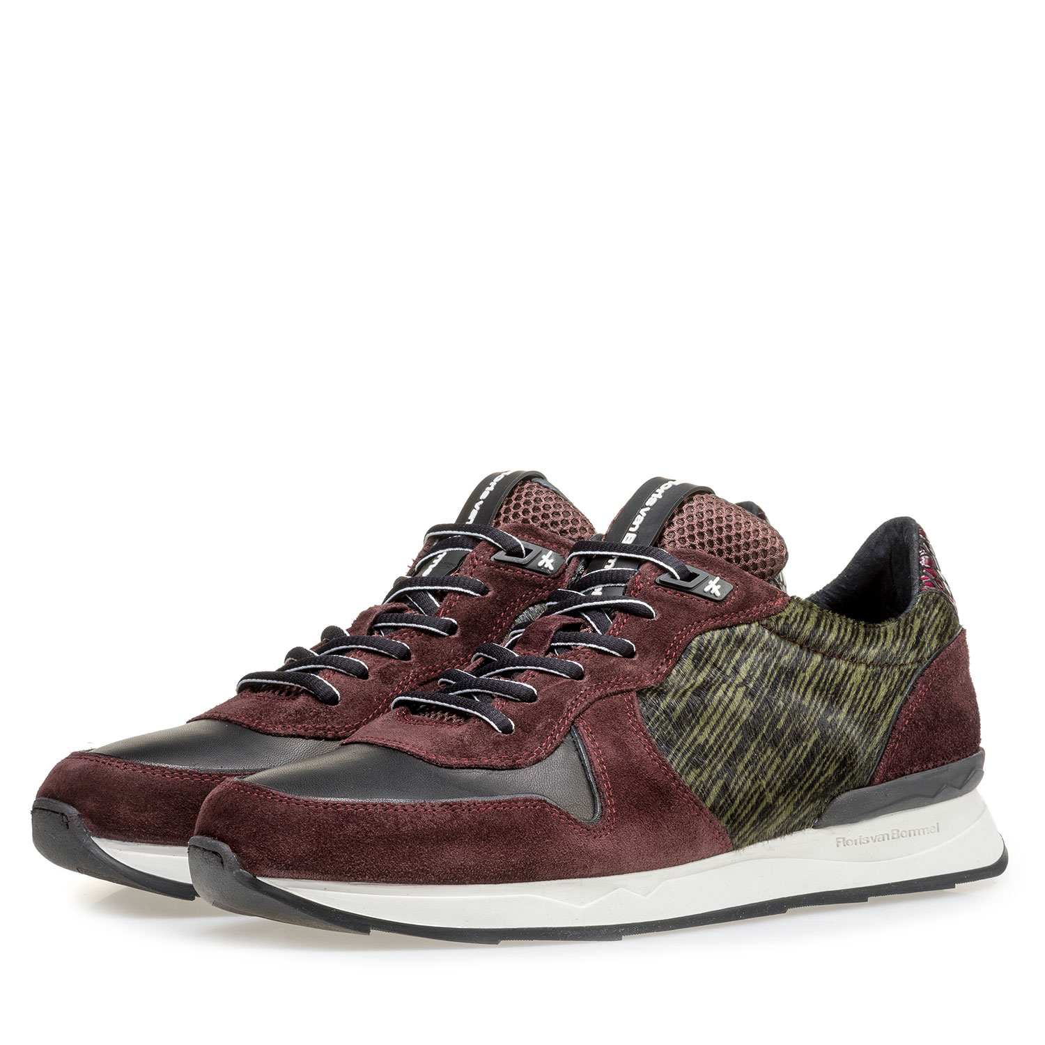 16291/10 - Red suede leather sneaker 16291/10 - Red suede leather sneaker