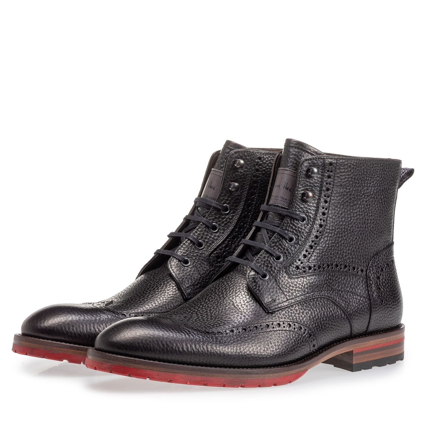 10295/23 - Leather brogue lace boot black 10295/23 - Leather brogue lace boot black