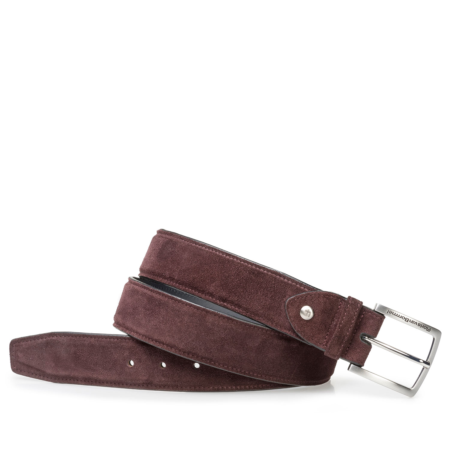 75202/05 - Ruby red suede leather belt 75202/05 - Ruby red suede leather belt