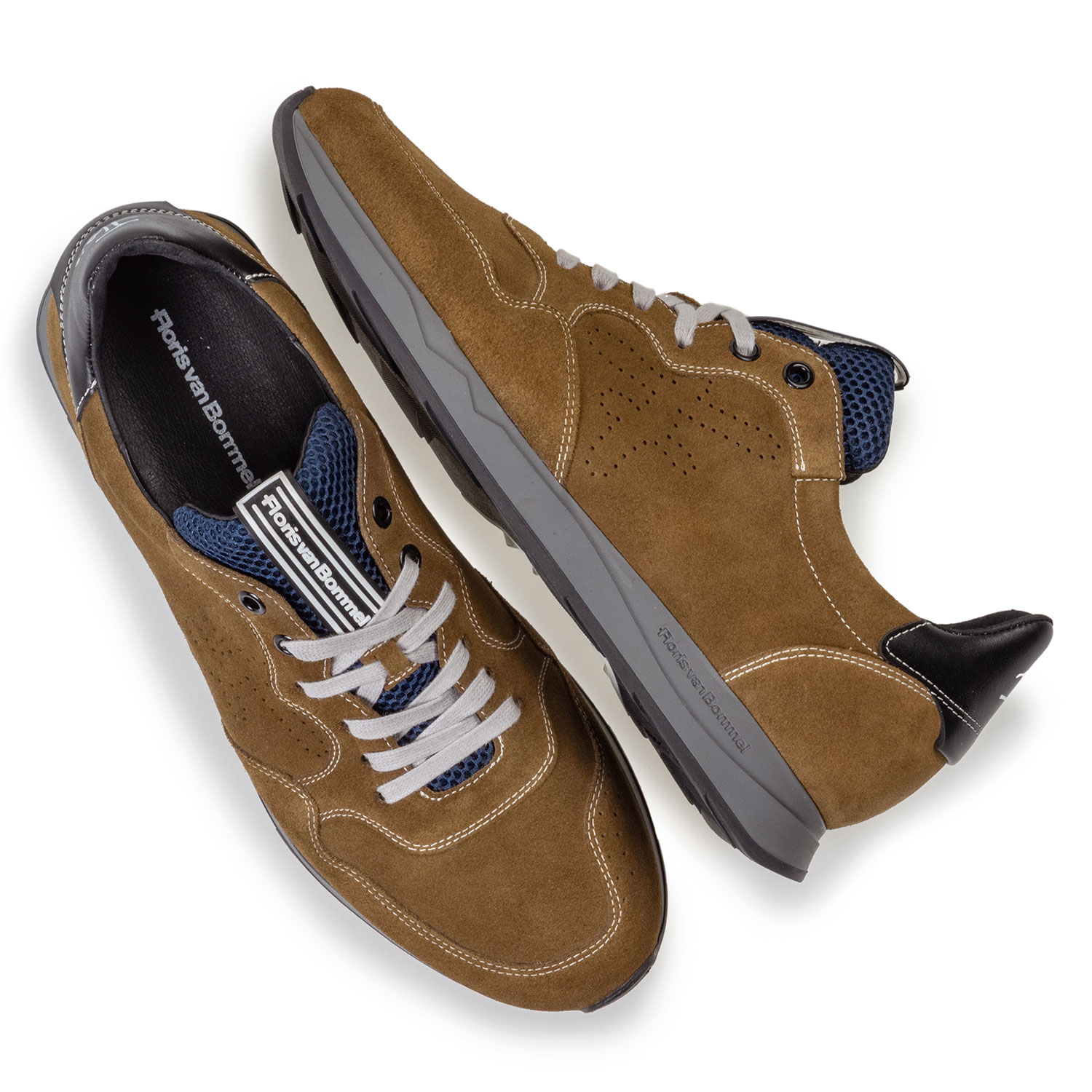 16446/19 - Sneaker suede leather beige 16446/19 - Sneaker suede leather beige