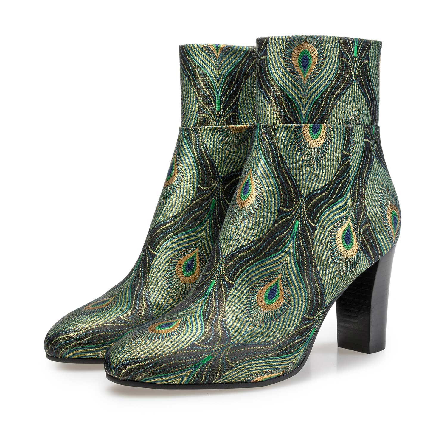 peacocks black ankle boots