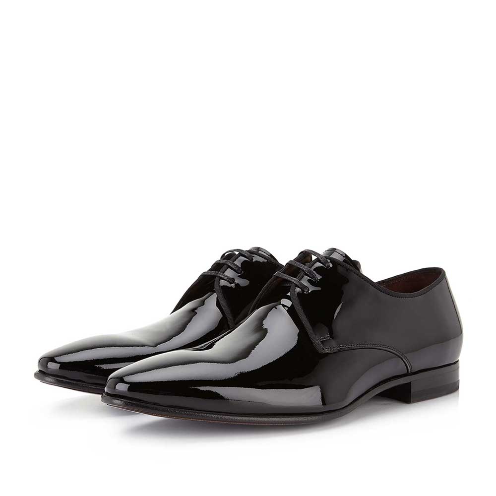 14338/00 - Black patent leather lace shoe 14338/00 - Black patent leather lace shoe