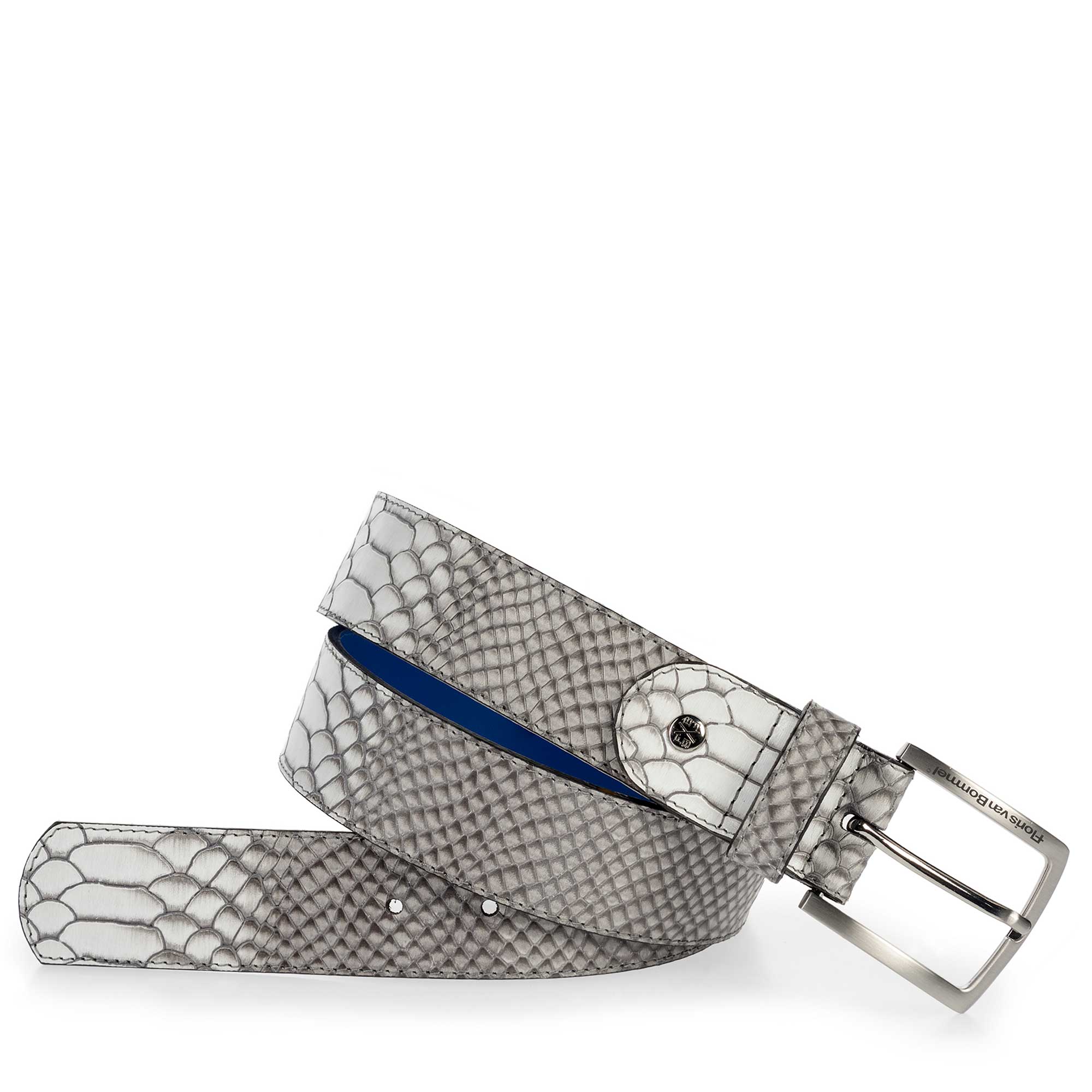 75184/04 - Leather belt with snakeprint 75184/04 - Leather belt with snakeprint