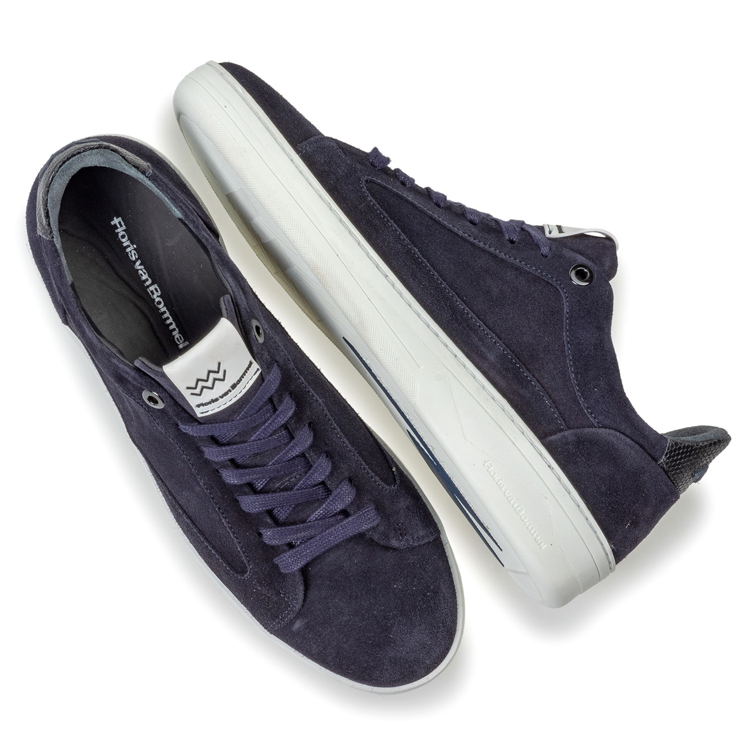 13265/28 - Sneaker blue suede leather 13265/28 - Sneaker blue suede leather