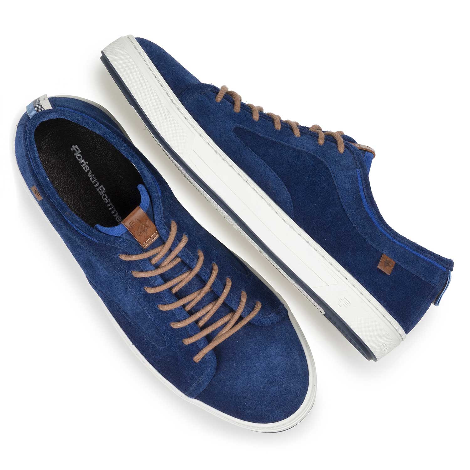 13466/02 - Blue washed suede leather sneaker 13466/02 - Blue washed suede leather sneaker