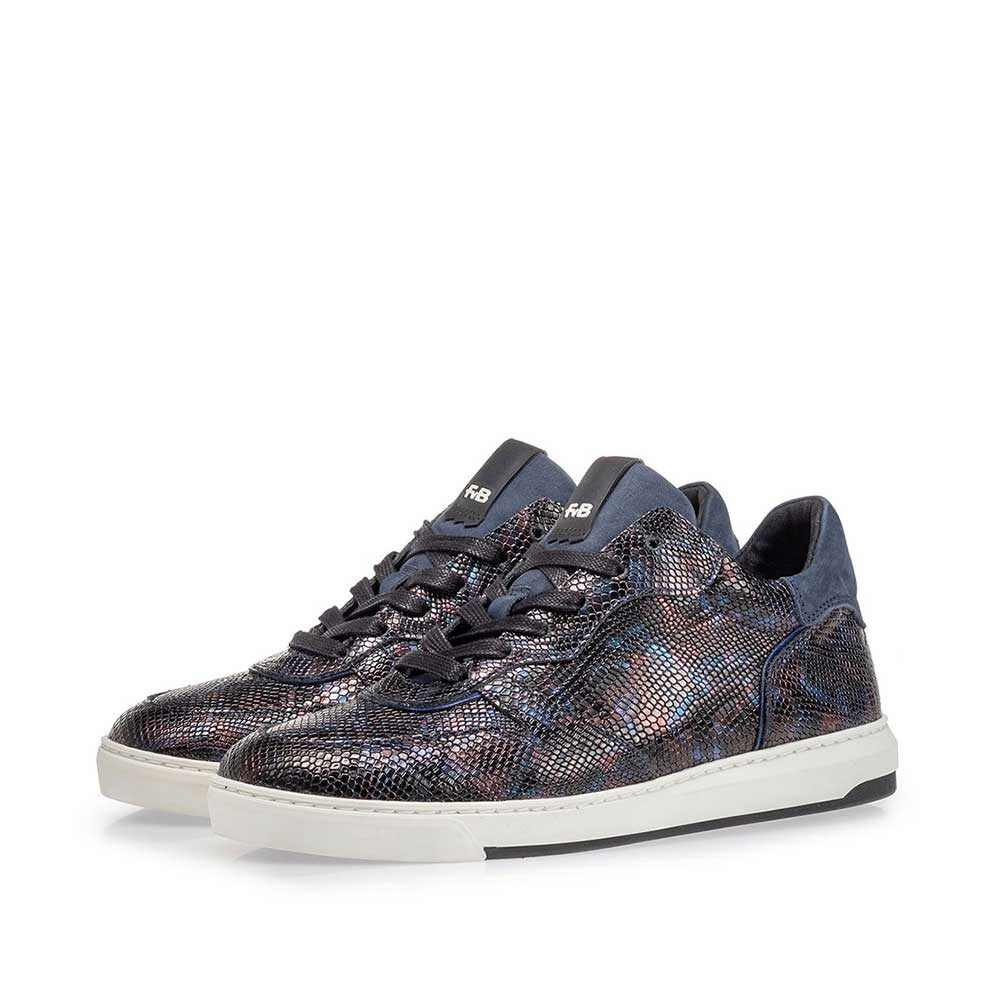 85322/01 - Sneaker snake print blue 85322/01 - Sneaker snake print blue