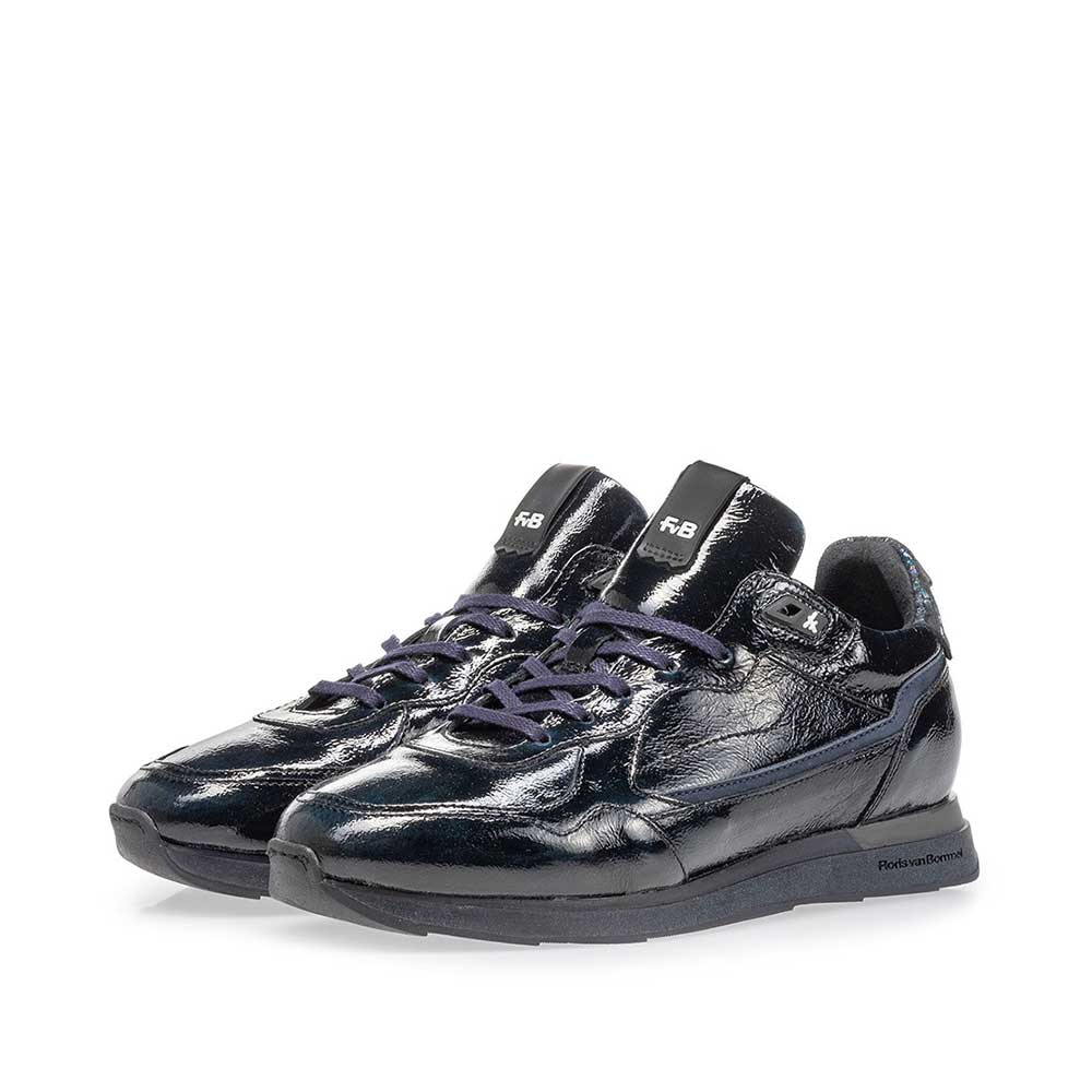 85312/03 - Sneaker blue patent leather 85312/03 - Sneaker blue patent leather