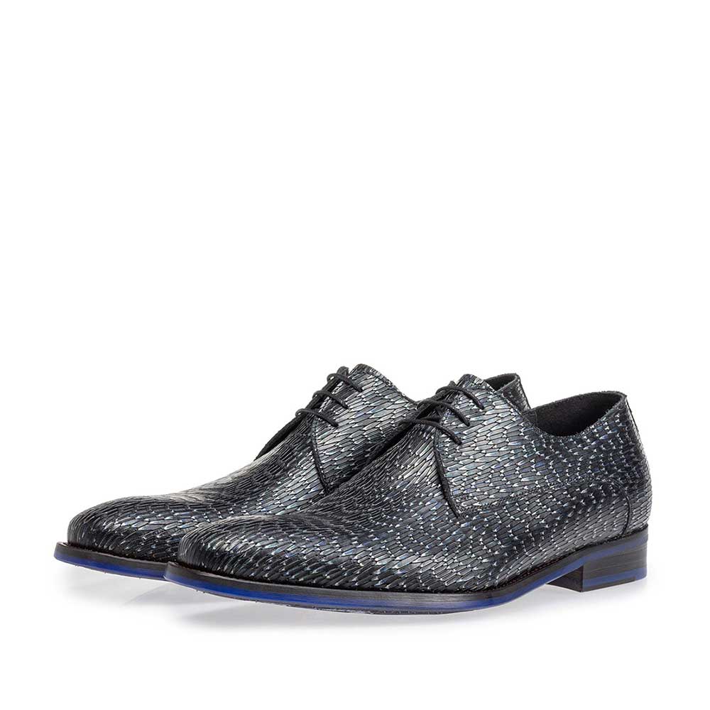 18159/26 - Lace shoe metallic dark green 18159/26 - Lace shoe metallic dark green