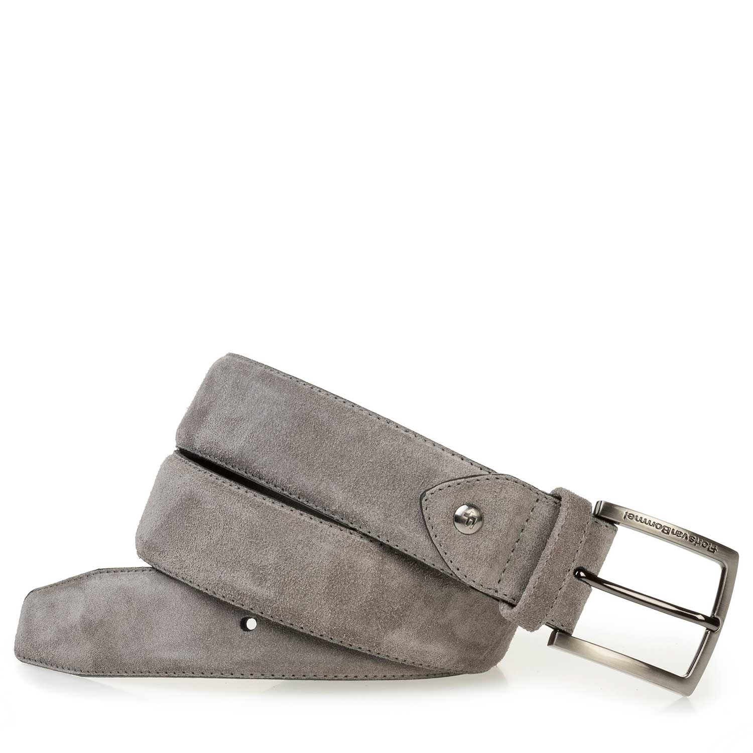 75189/81 - Dark grey suede leather belt 75189/81 - Dark grey suede leather belt