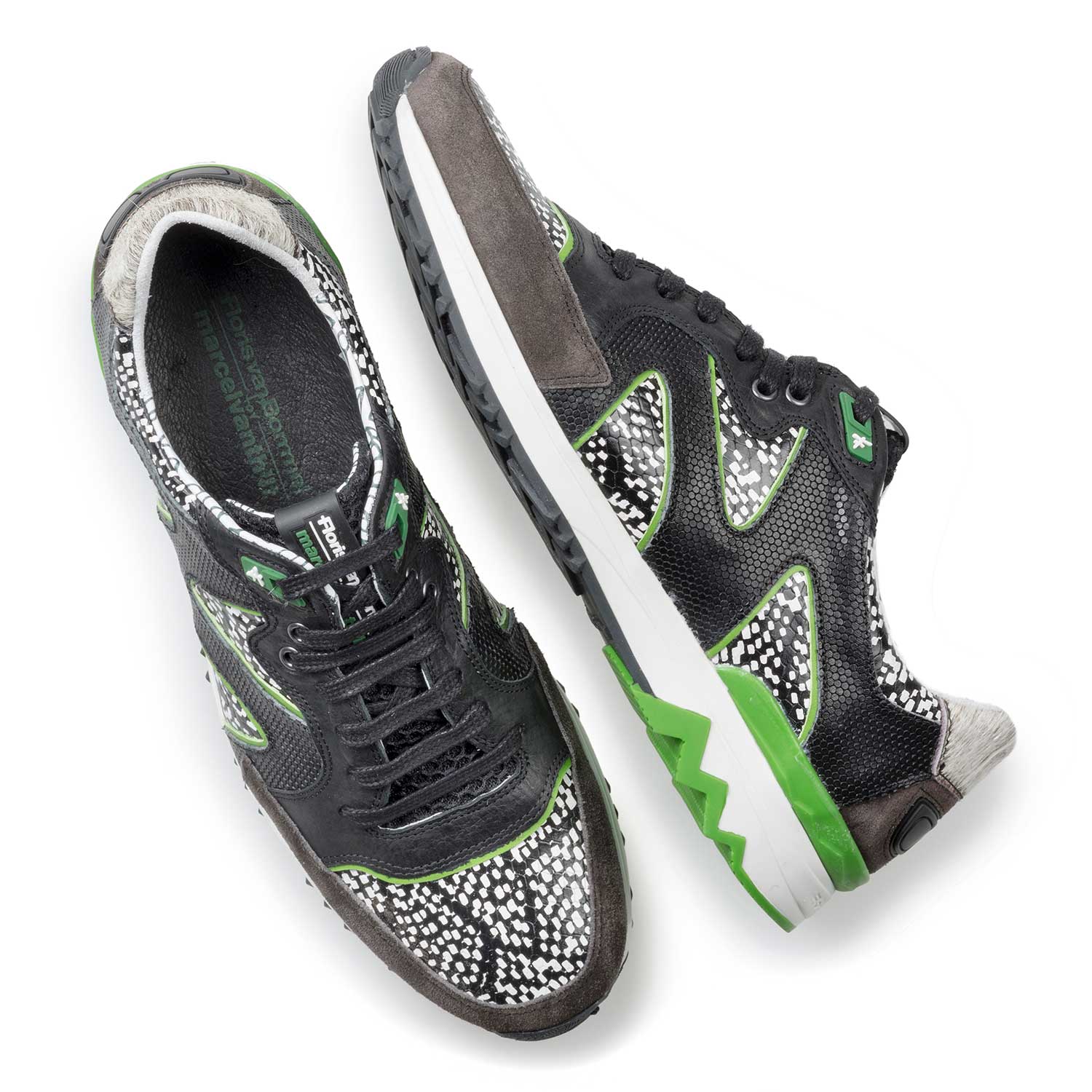 16310/01 - 'Marcel Vanthilt' sneaker with lizard print 16310/01 - 'Marcel Vanthilt' sneaker with lizard print